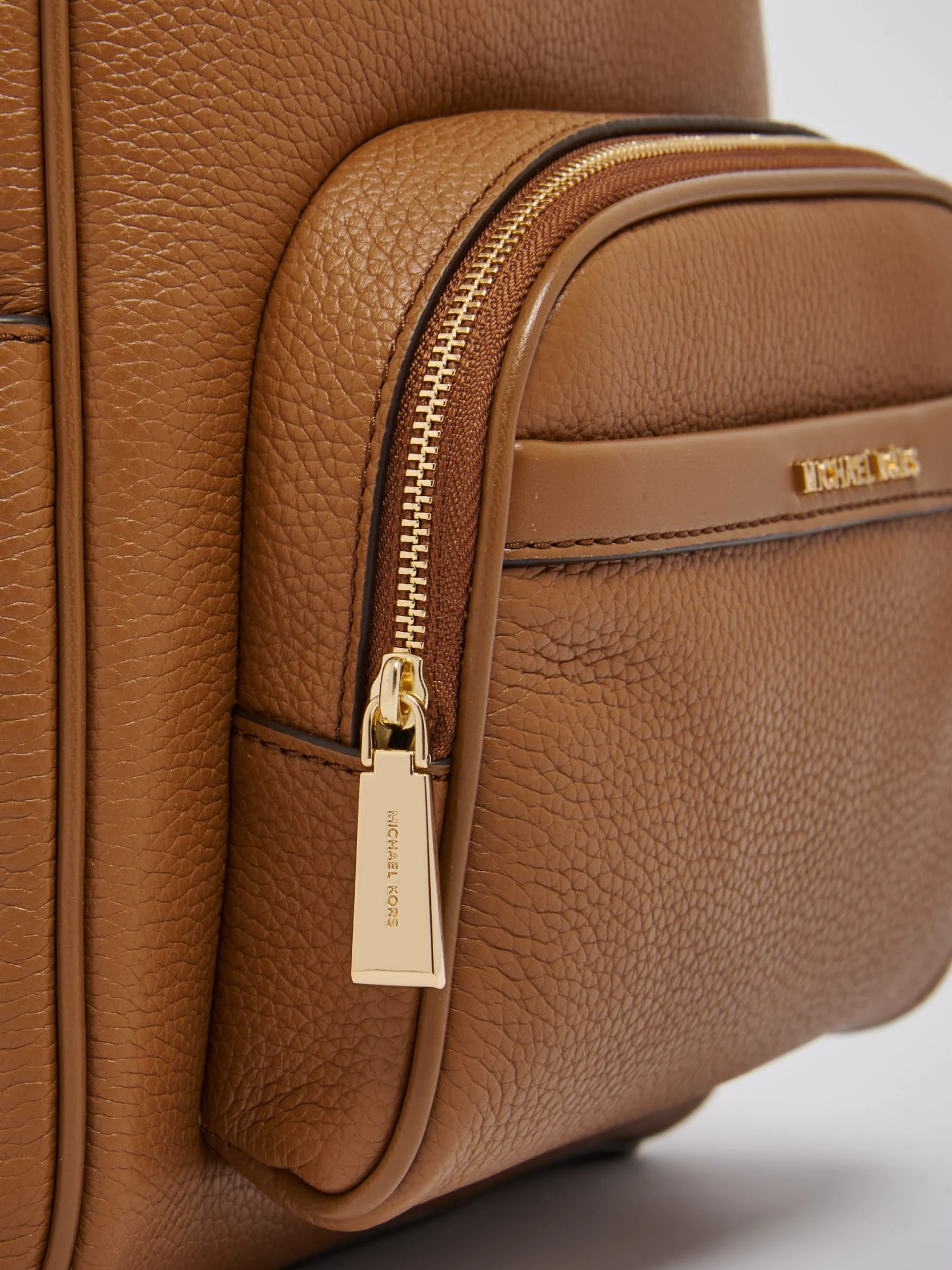Michael Kors Brown Leather Backpack - Cuoio - Image 4