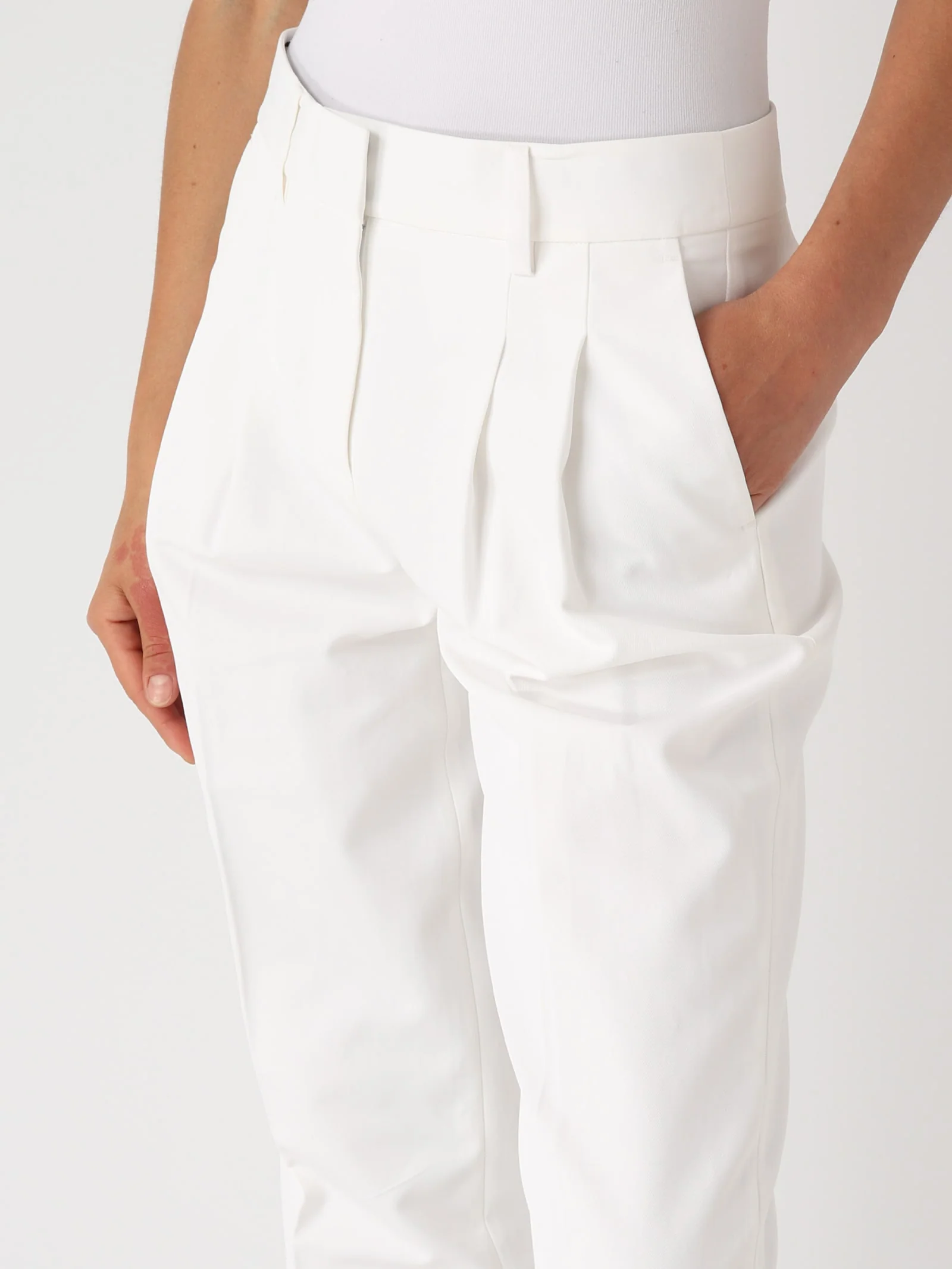 Michael Kors Cotton Trousers - Bianco - Image 5