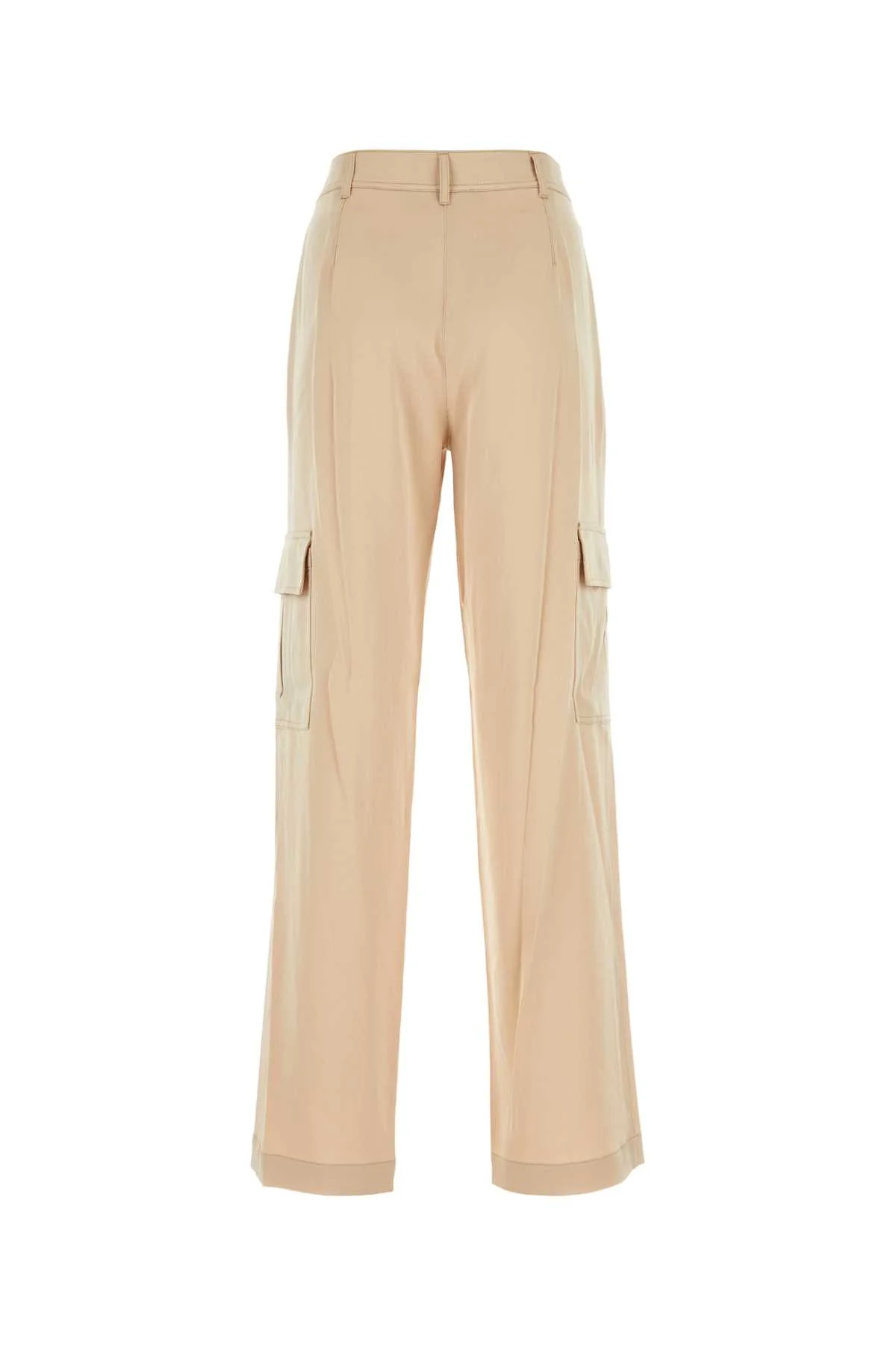 Michael Kors Skin Pink Triacetate Blend Wide-Leg Pants - Buff - Image 2