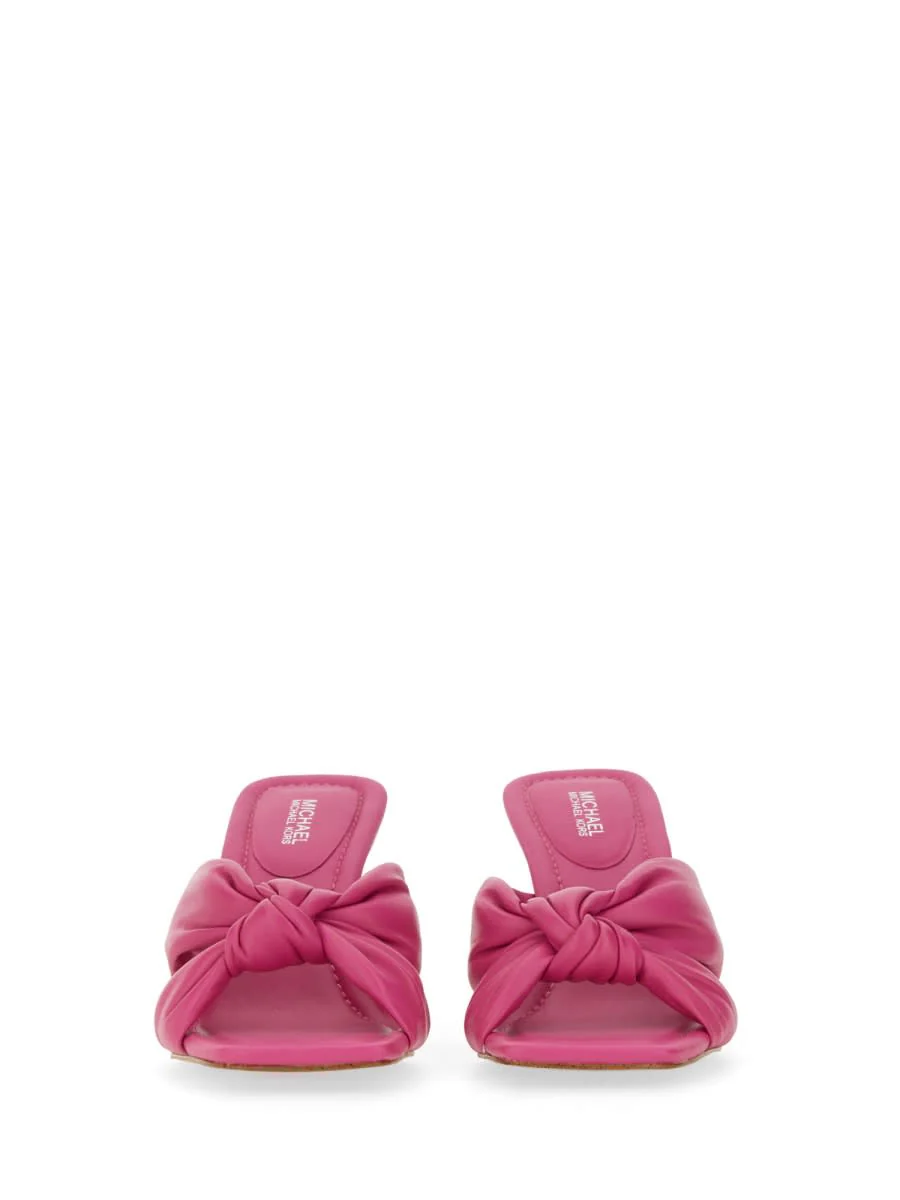 Michael Kors Elena Sandal - Fuchsia - Image 4