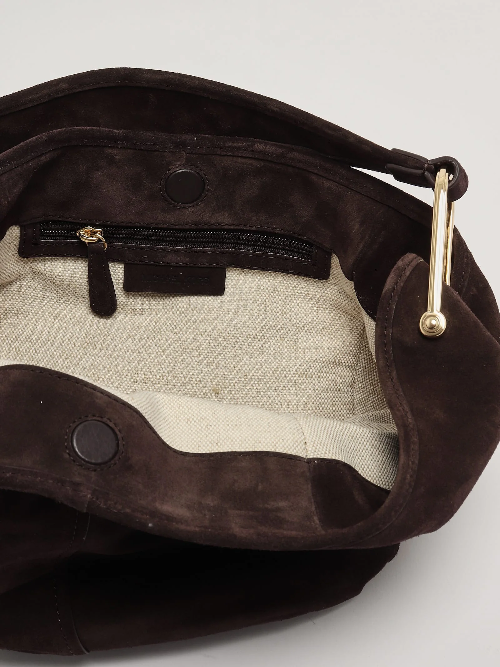 Michael Kors Sonny Shoulder Bag - Chocolate - Image 3