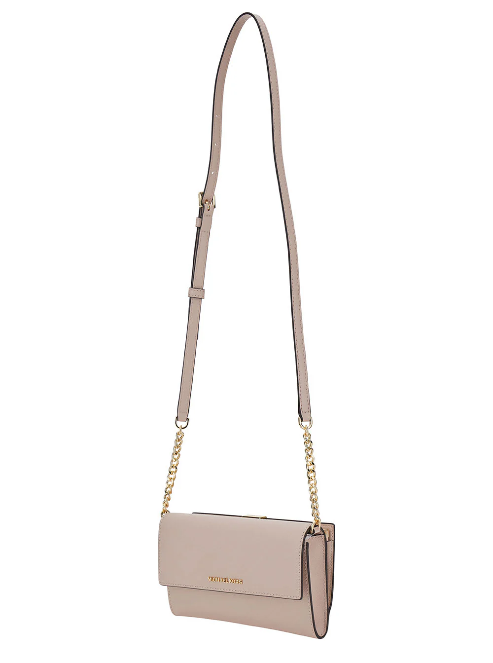 Michael Kors Logo Detail Leather Shoulder Bag - Pink - Image 2