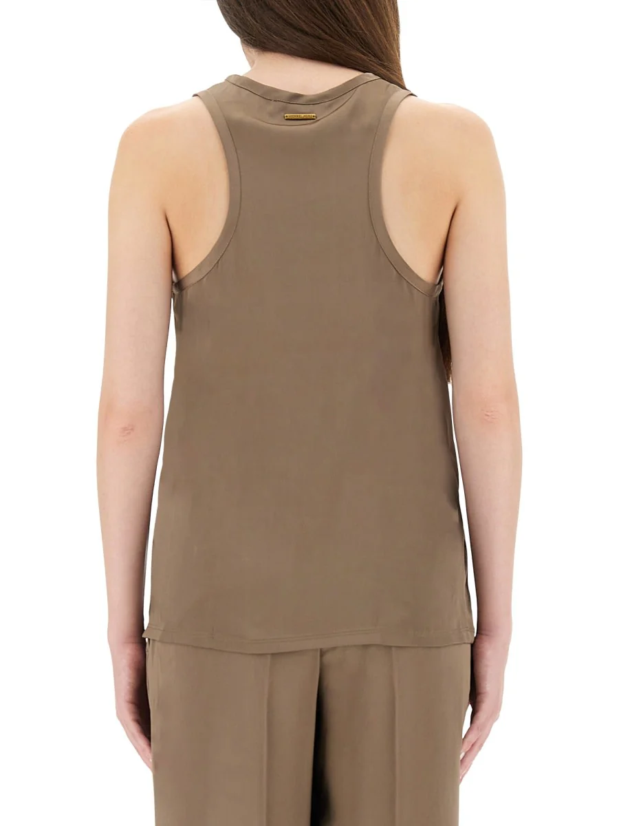 Michael Kors Rower Model Tank Top - Brown - Image 3