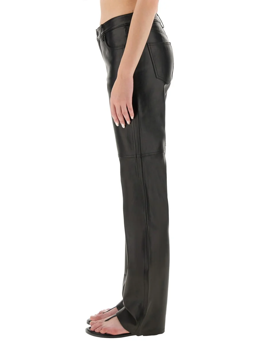 Michael Kors Leather Pants - Black - Image 4