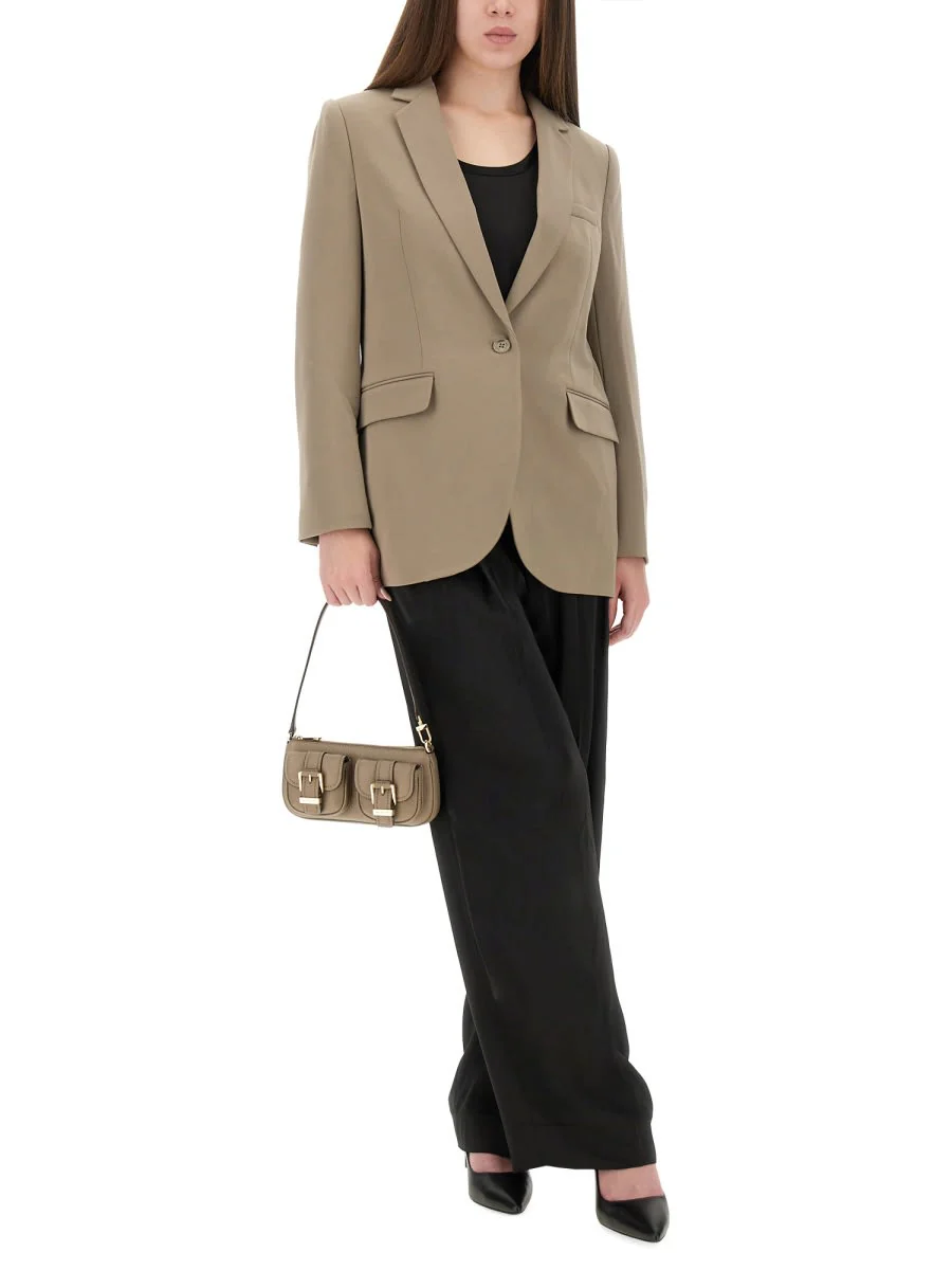 Michael Kors Crepe Blazer - Dove - Image 2