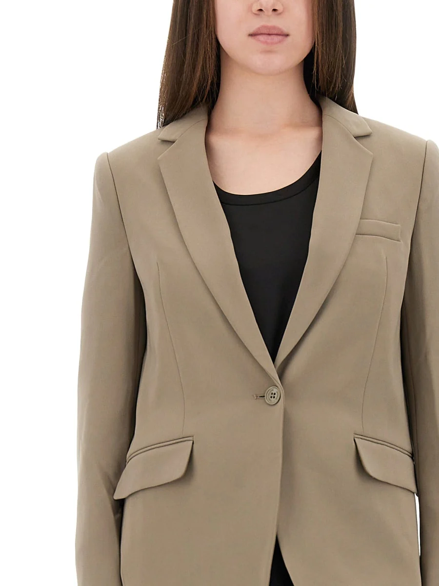 Michael Kors Crepe Blazer - Dove - Image 4