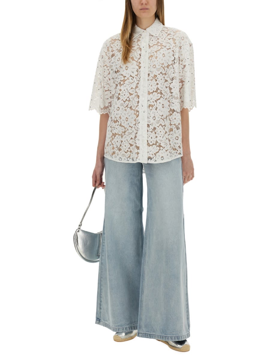 Michael Kors Wide Leg Jeans - Denim - Image 2