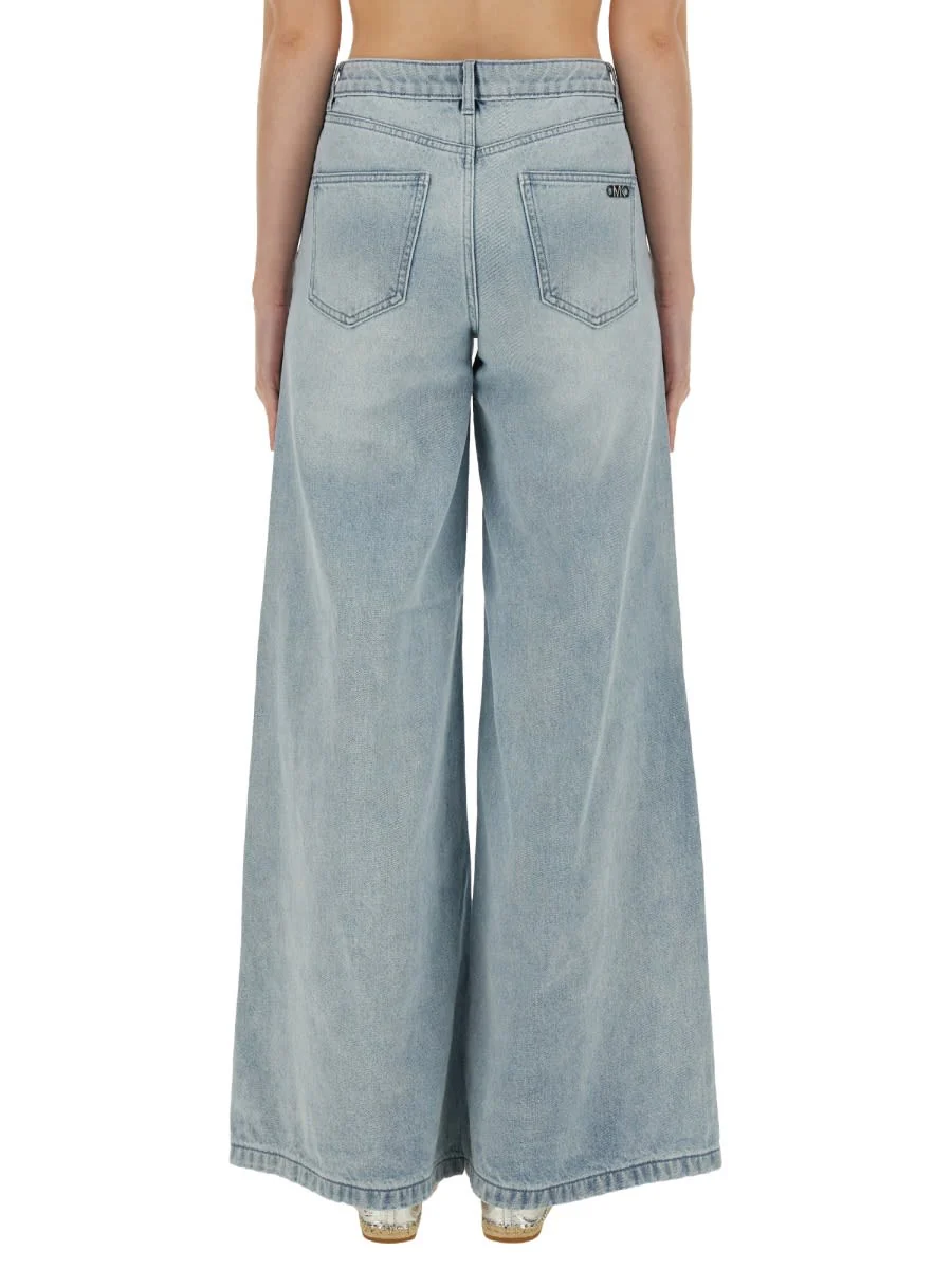 Michael Kors Wide Leg Jeans - Denim - Image 3