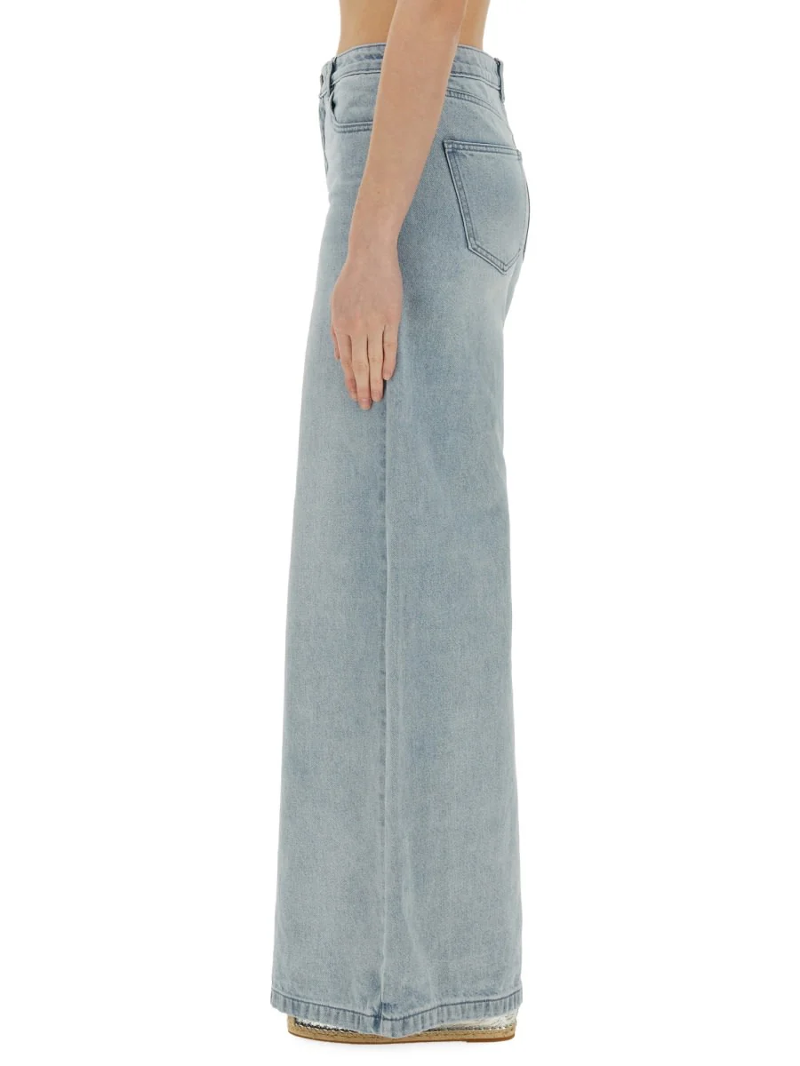 Michael Kors Wide Leg Jeans - Denim - Image 4