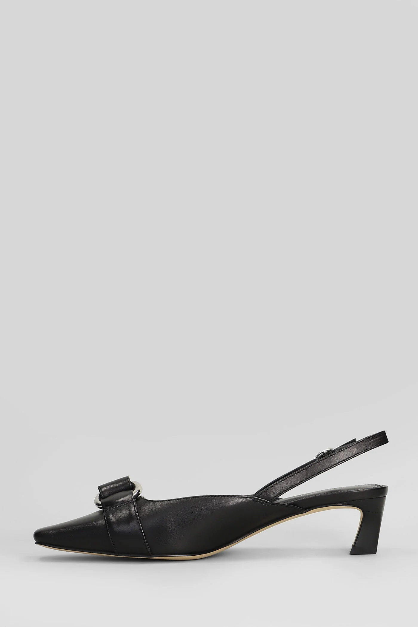 Michael Kors Jaden Kitten Sling Pumps - Black - Image 3
