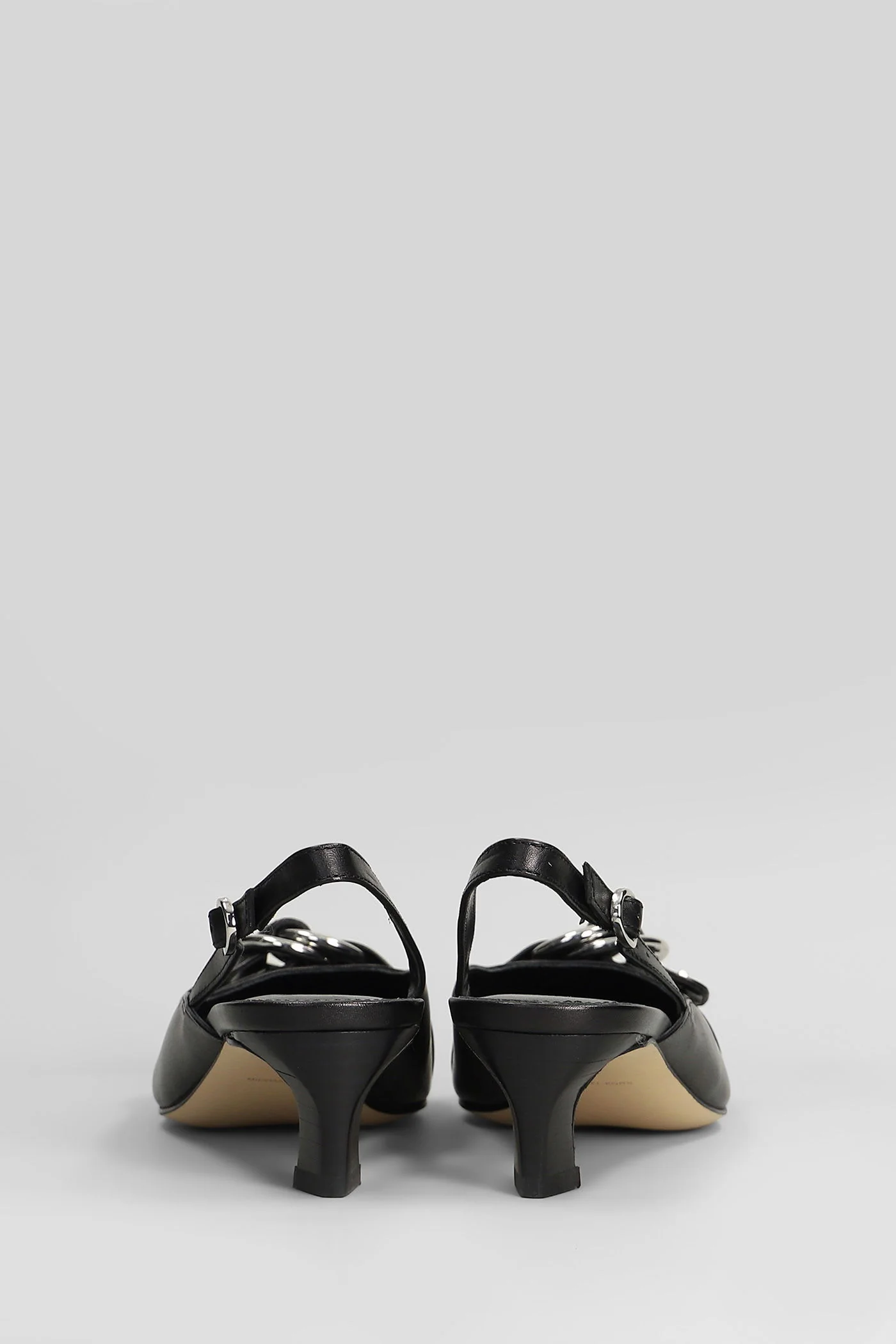 Michael Kors Jaden Kitten Sling Pumps - Black - Image 4