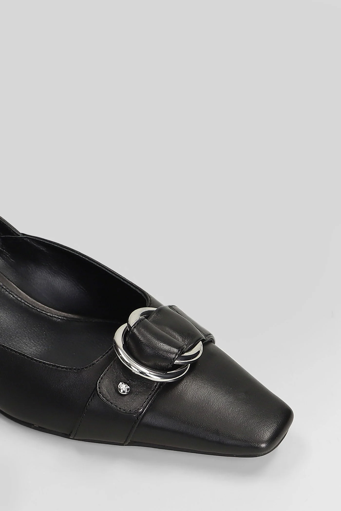 Michael Kors Jaden Kitten Sling Pumps - Black - Image 5