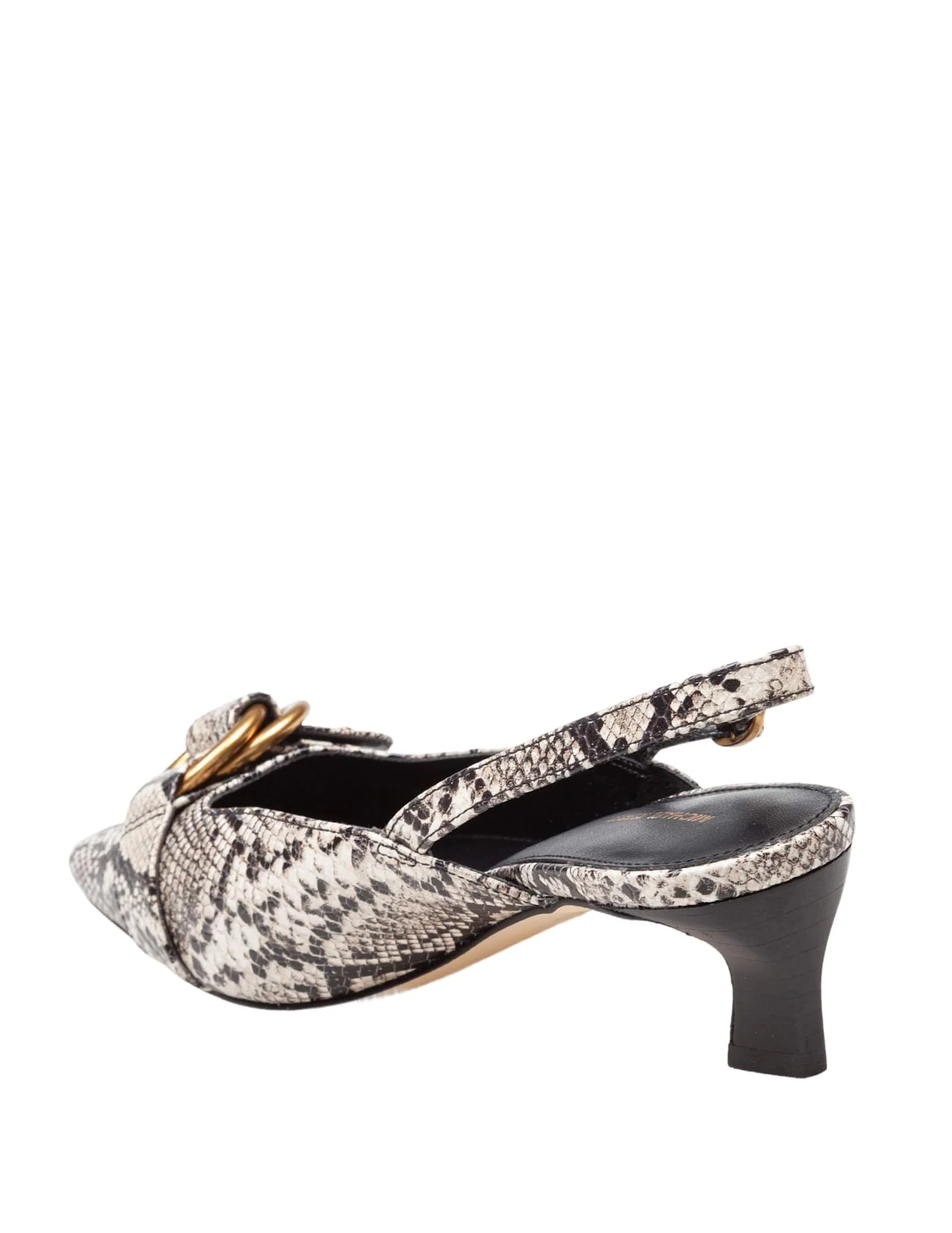 Michael Kors Jaden Kitten Slingbacks - Natural - Image 3