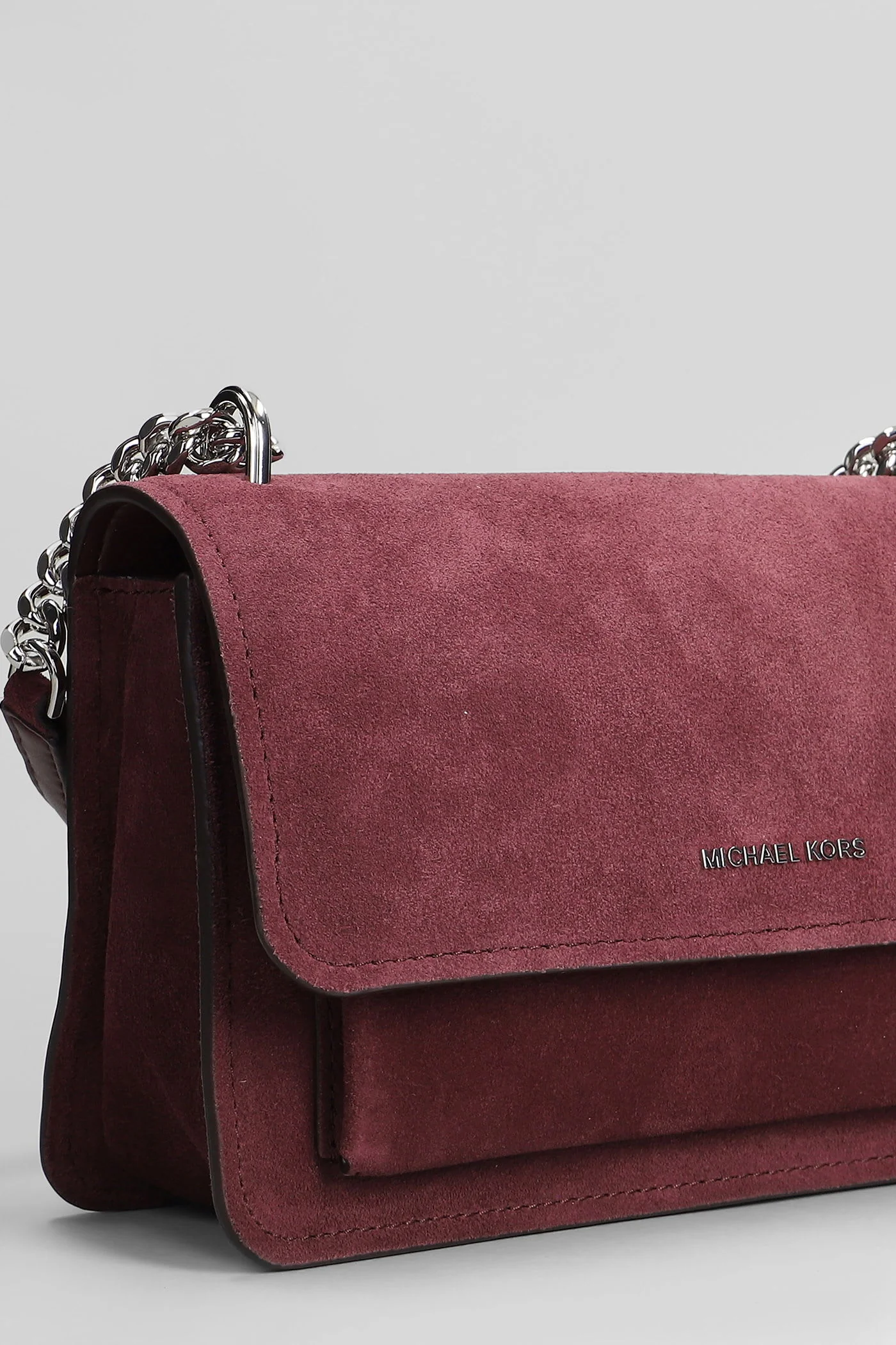 Michael Kors Claire Shoulder Bag - Bordeaux - Image 4