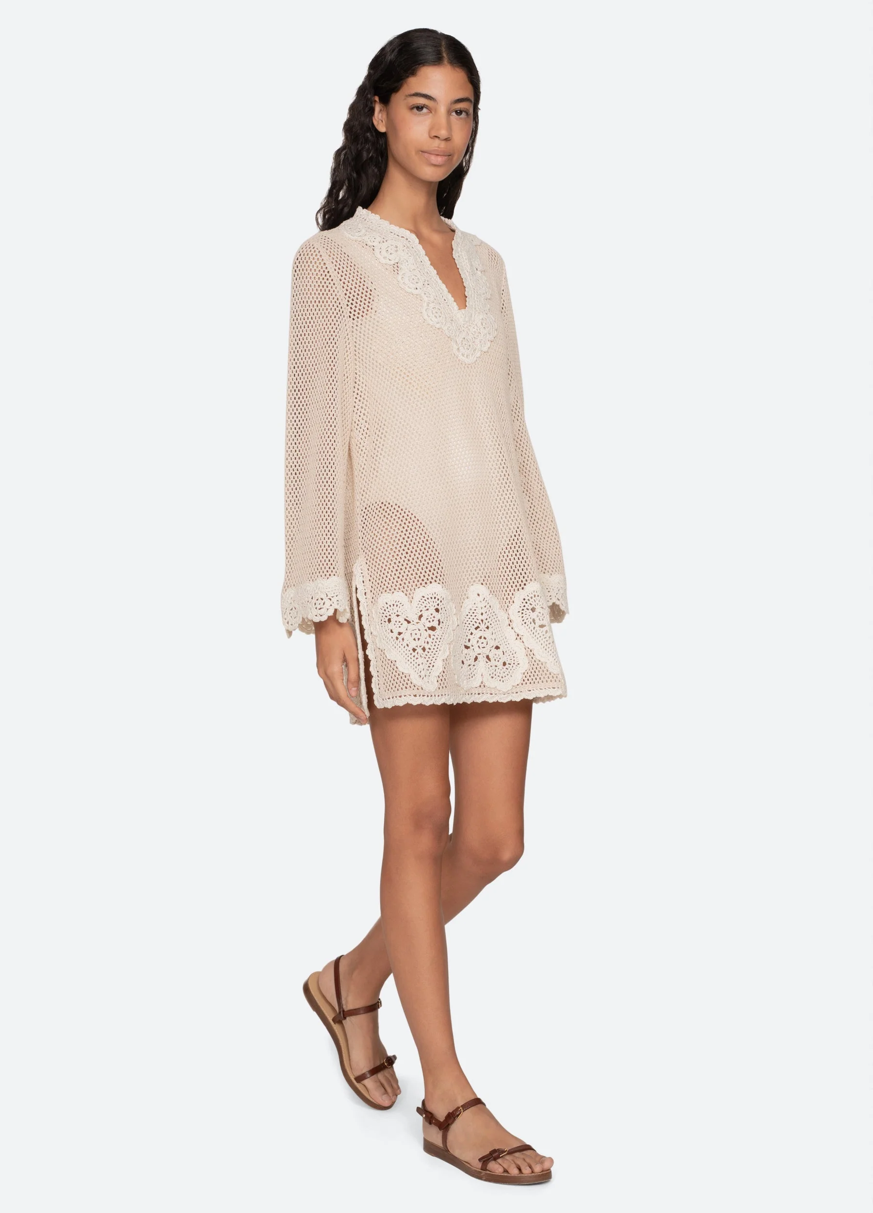 Sea NY Madelyn Tunic - Cream - Image 2