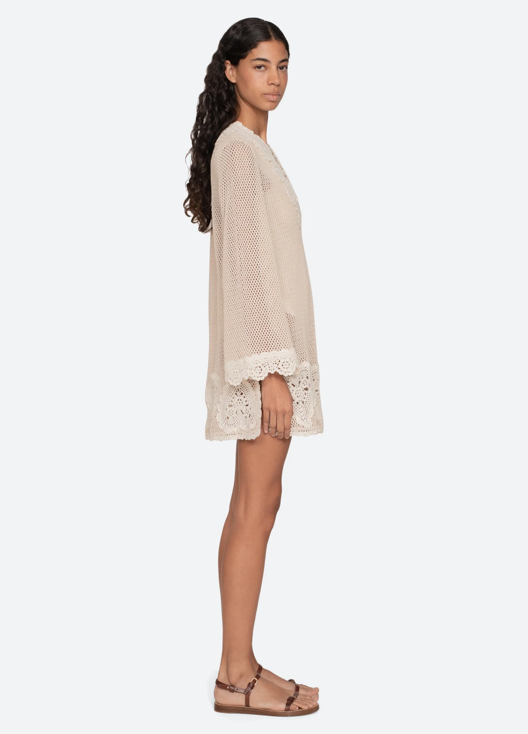 Sea NY Madelyn Tunic - Cream - Image 4