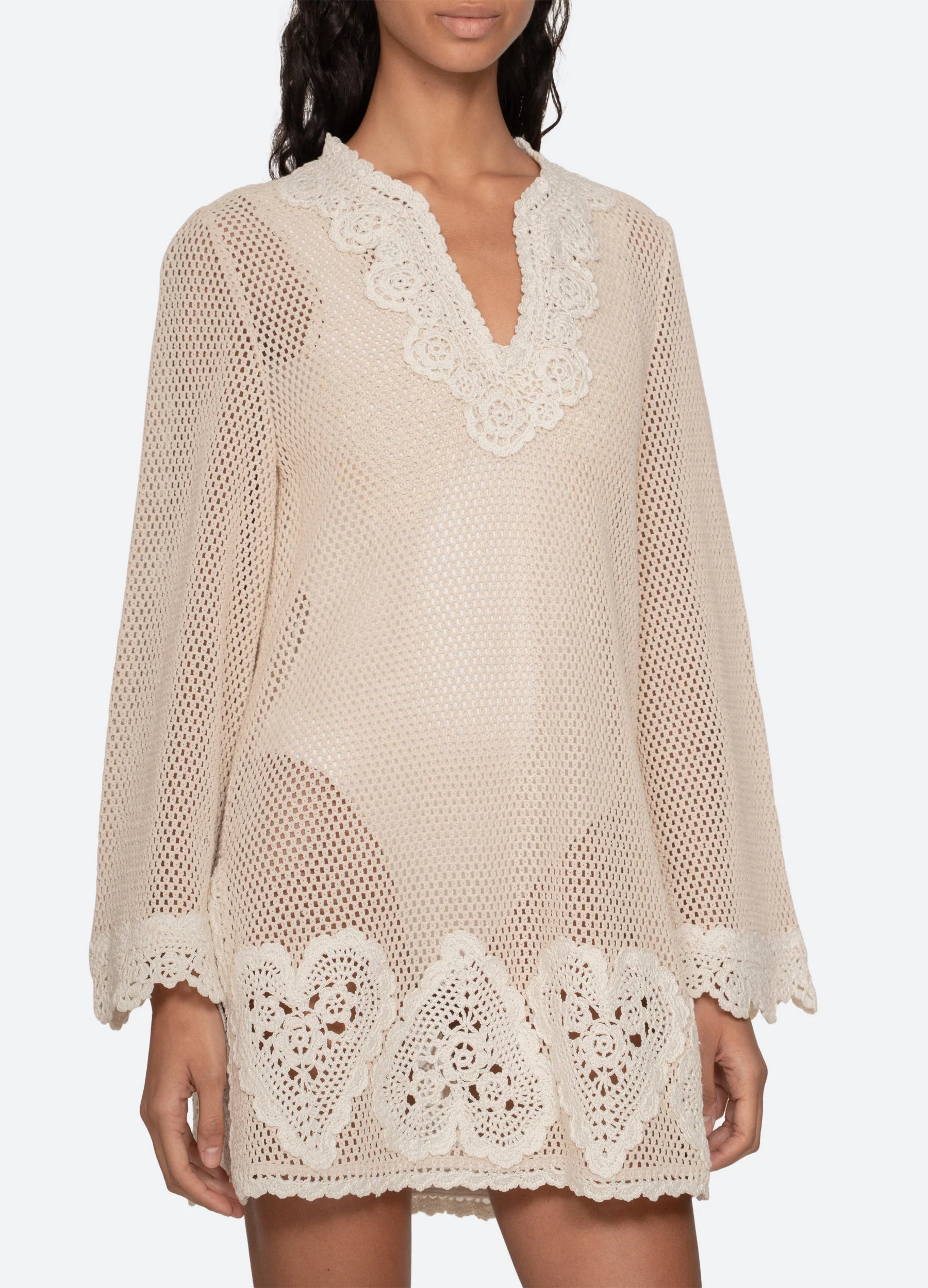 Sea NY Madelyn Tunic - Cream - Image 7