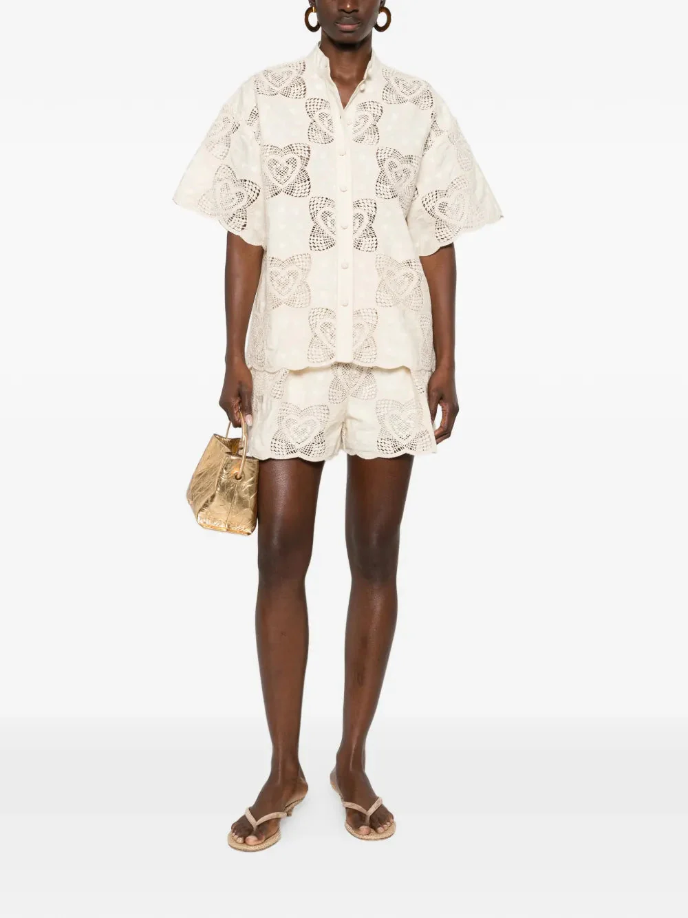 Zimmermann Wanderlust Tuck Short Shorts - Image 2