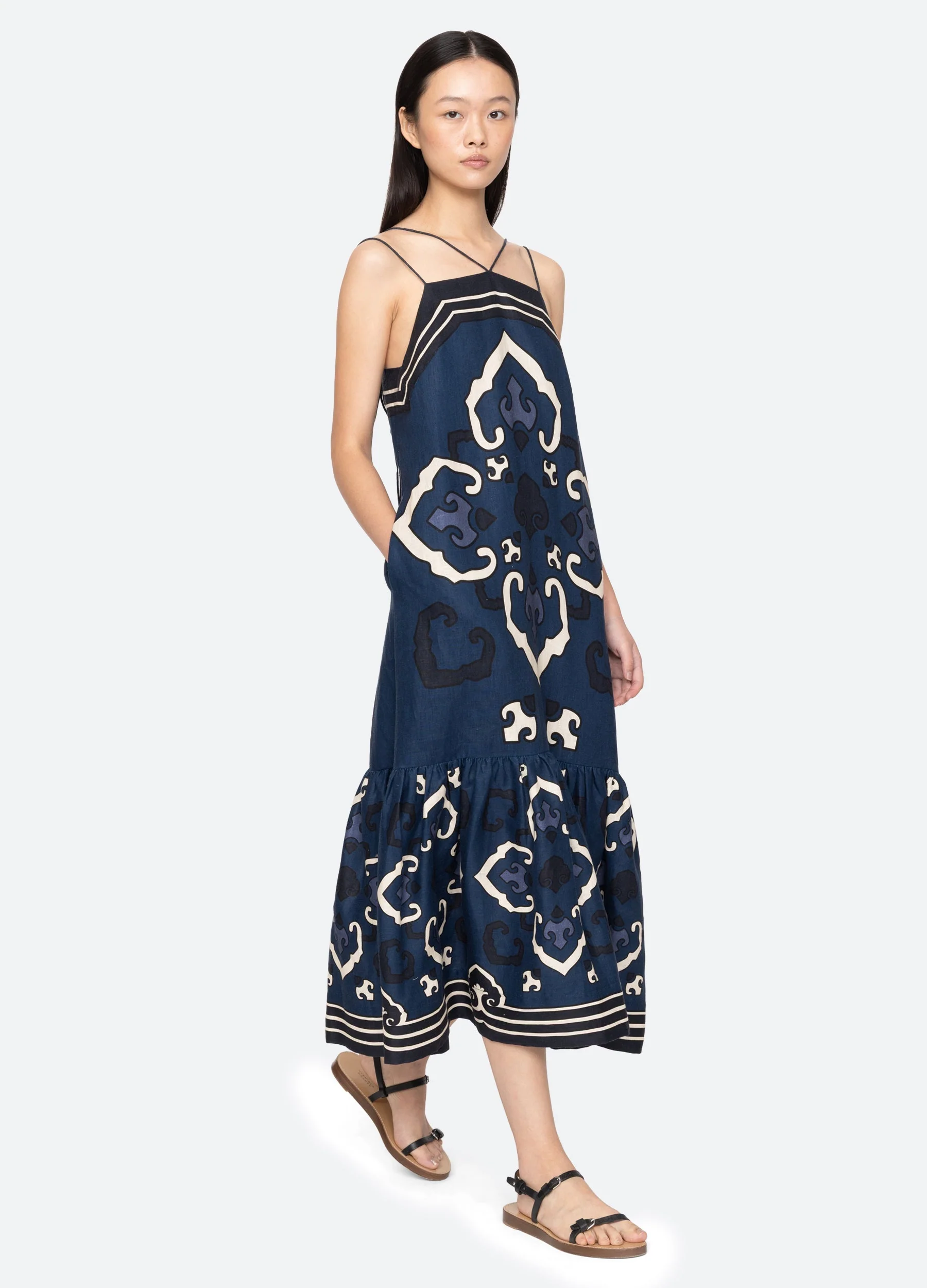 Sea NY Blaise Dress - Navy - Image 2