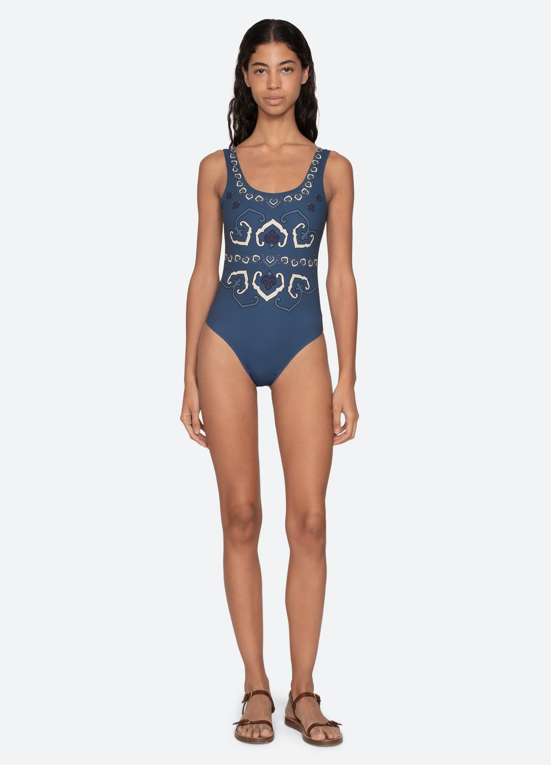 Sea NY Blaise One Piece Swimsuit - Navy - Image 2