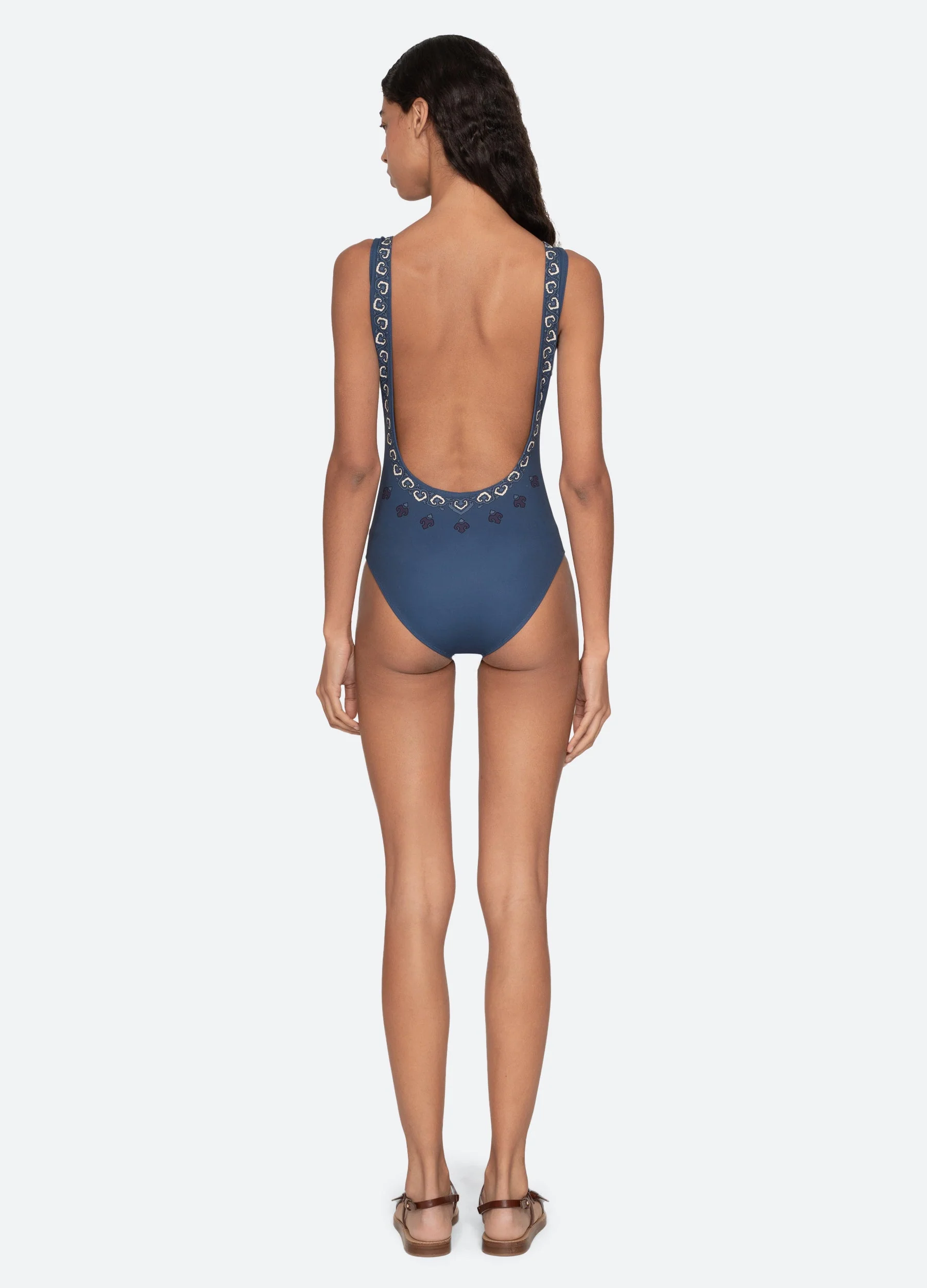 Sea NY Blaise One Piece Swimsuit - Navy - Image 3
