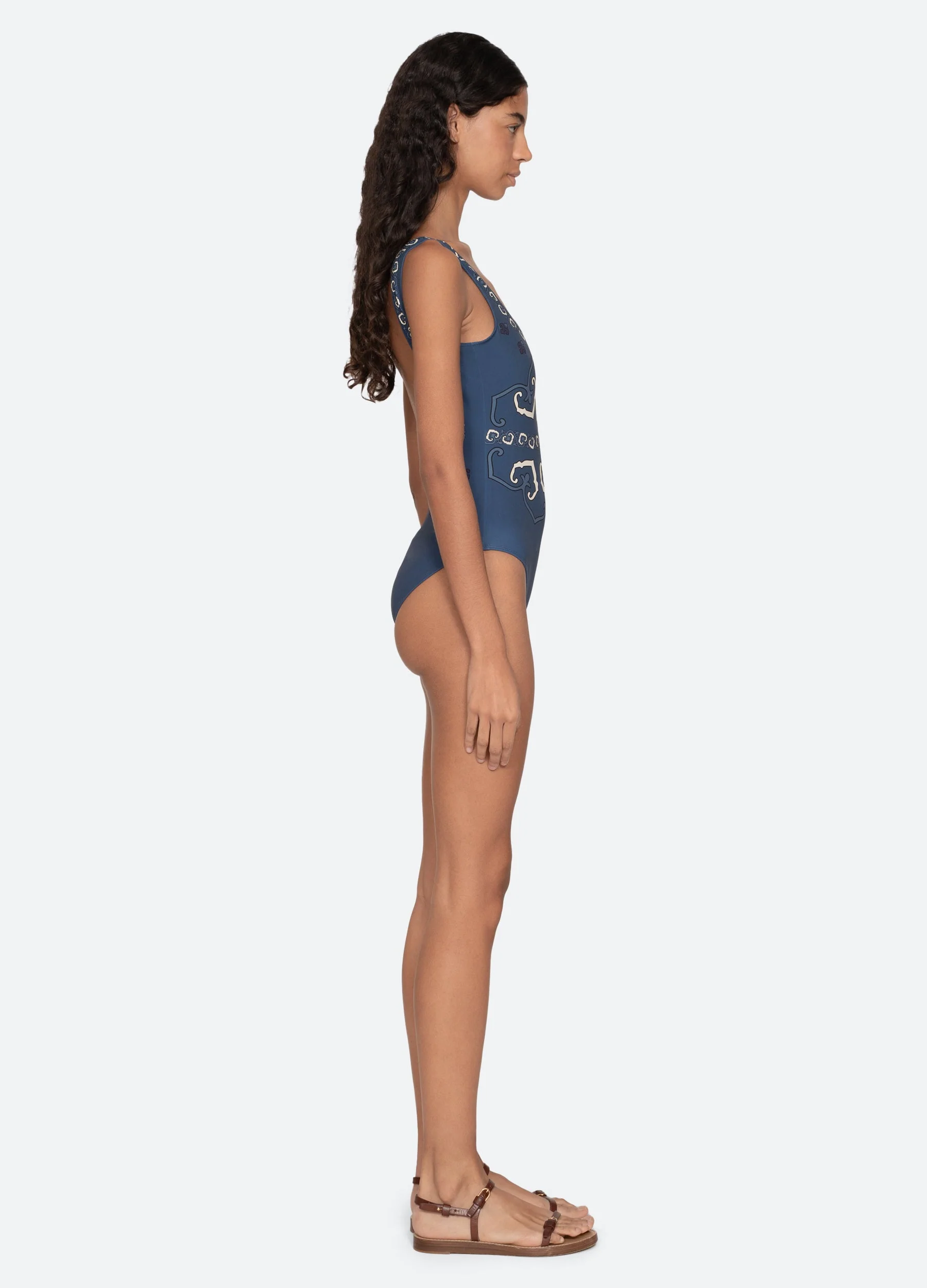Sea NY Blaise One Piece Swimsuit - Navy - Image 4