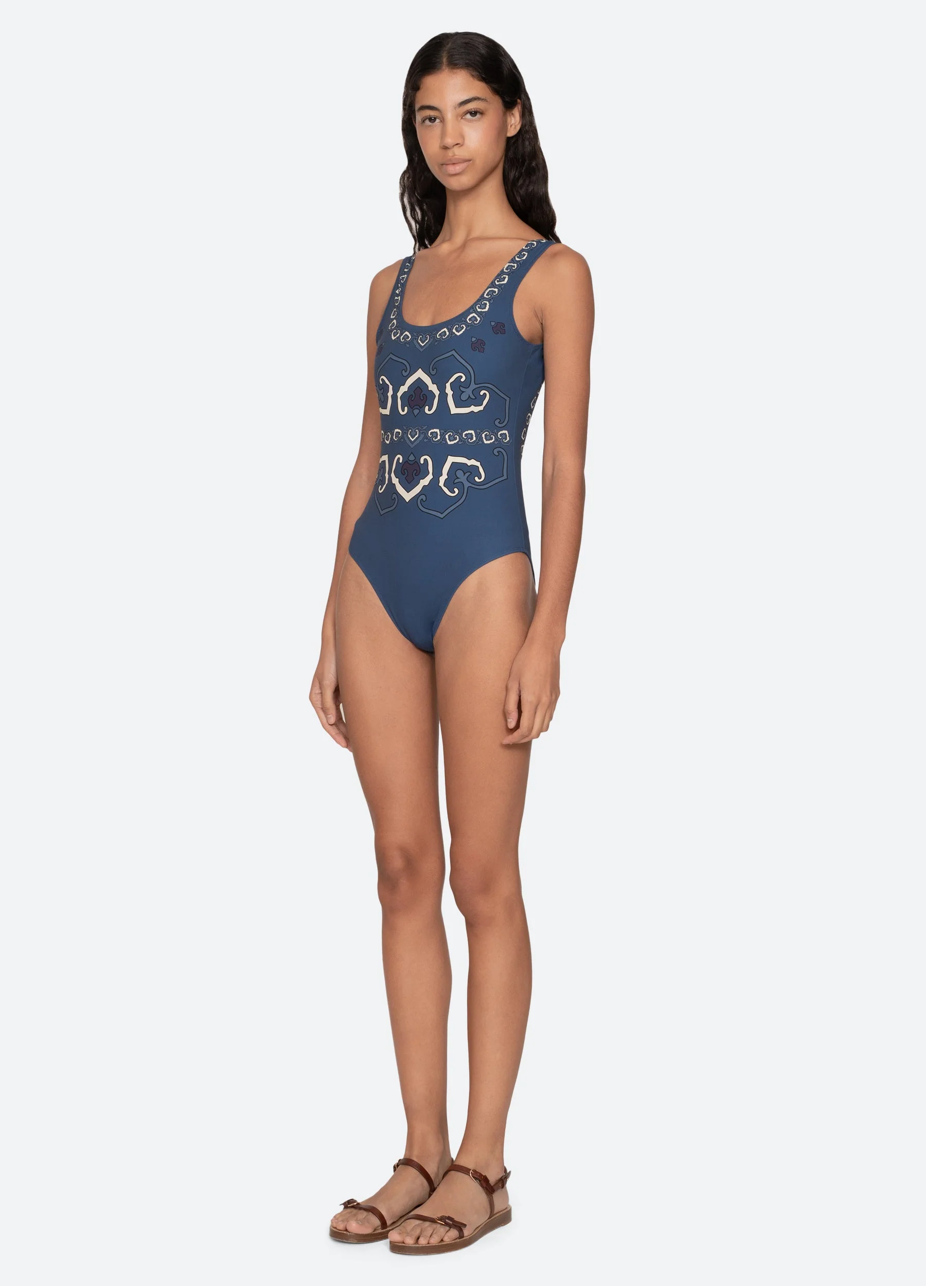Sea NY Blaise One Piece Swimsuit - Navy - Image 5