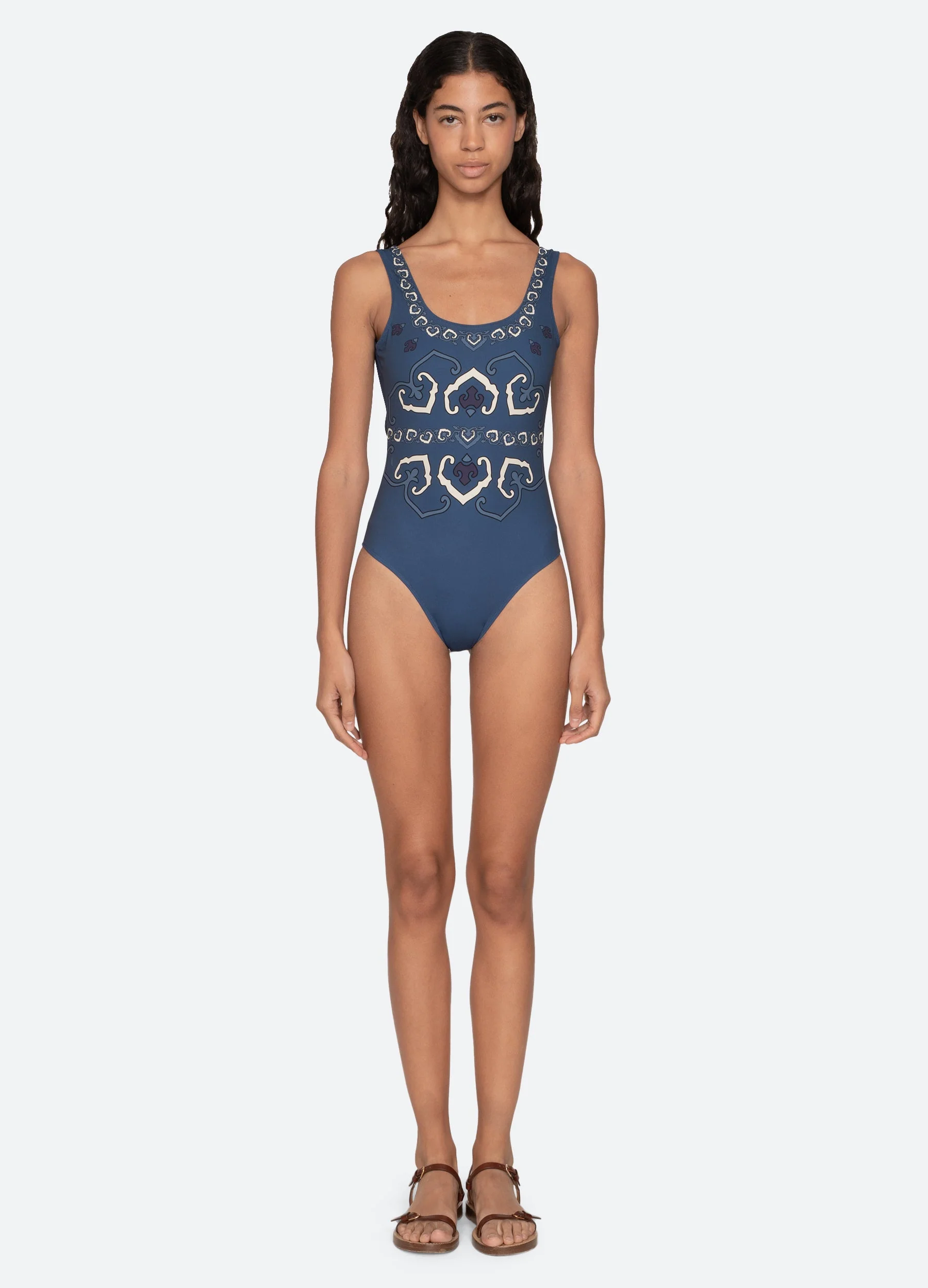 Sea NY Blaise One Piece Swimsuit - Navy - Image 7