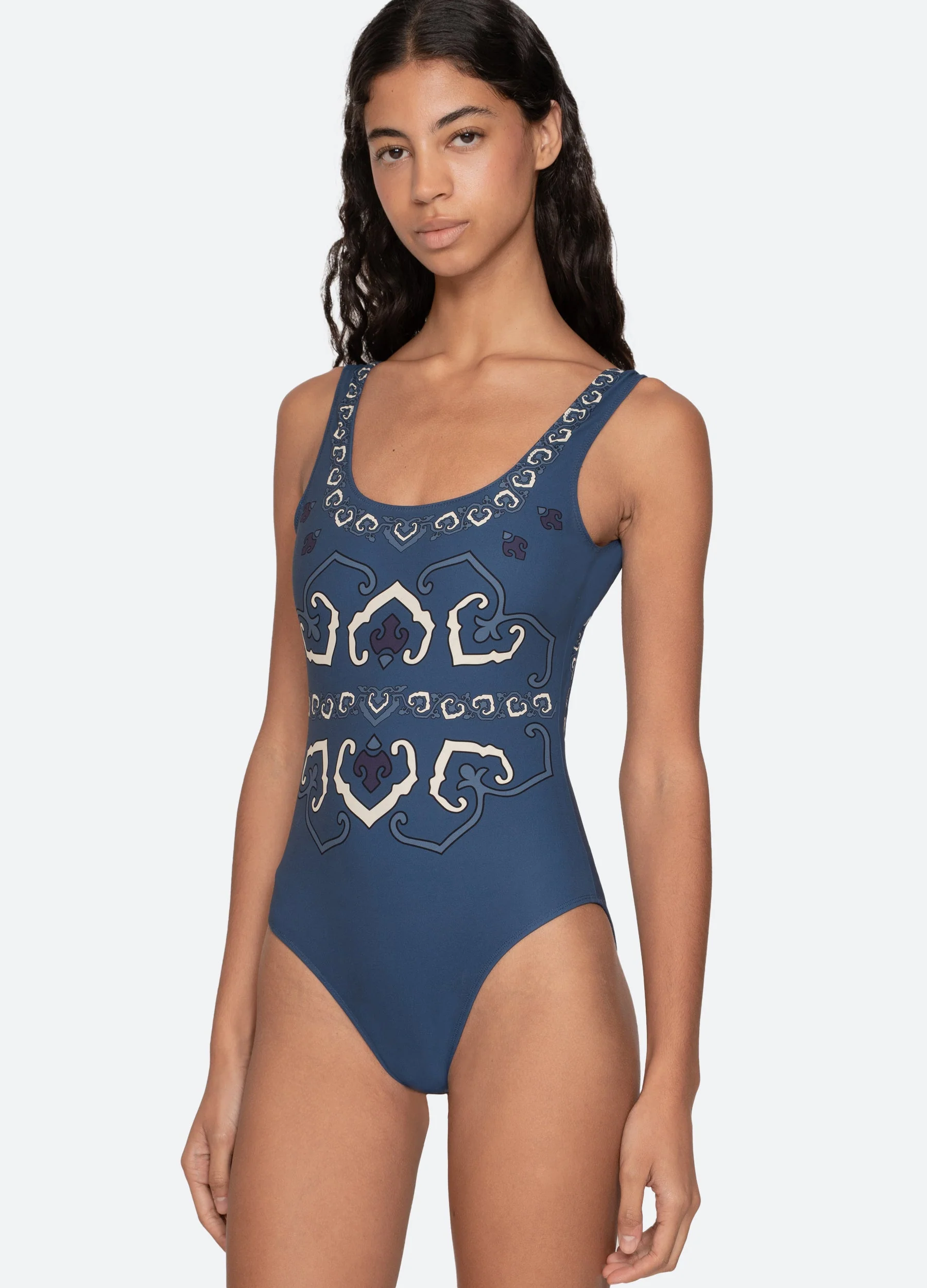 Sea NY Blaise One Piece Swimsuit - Navy - Image 8