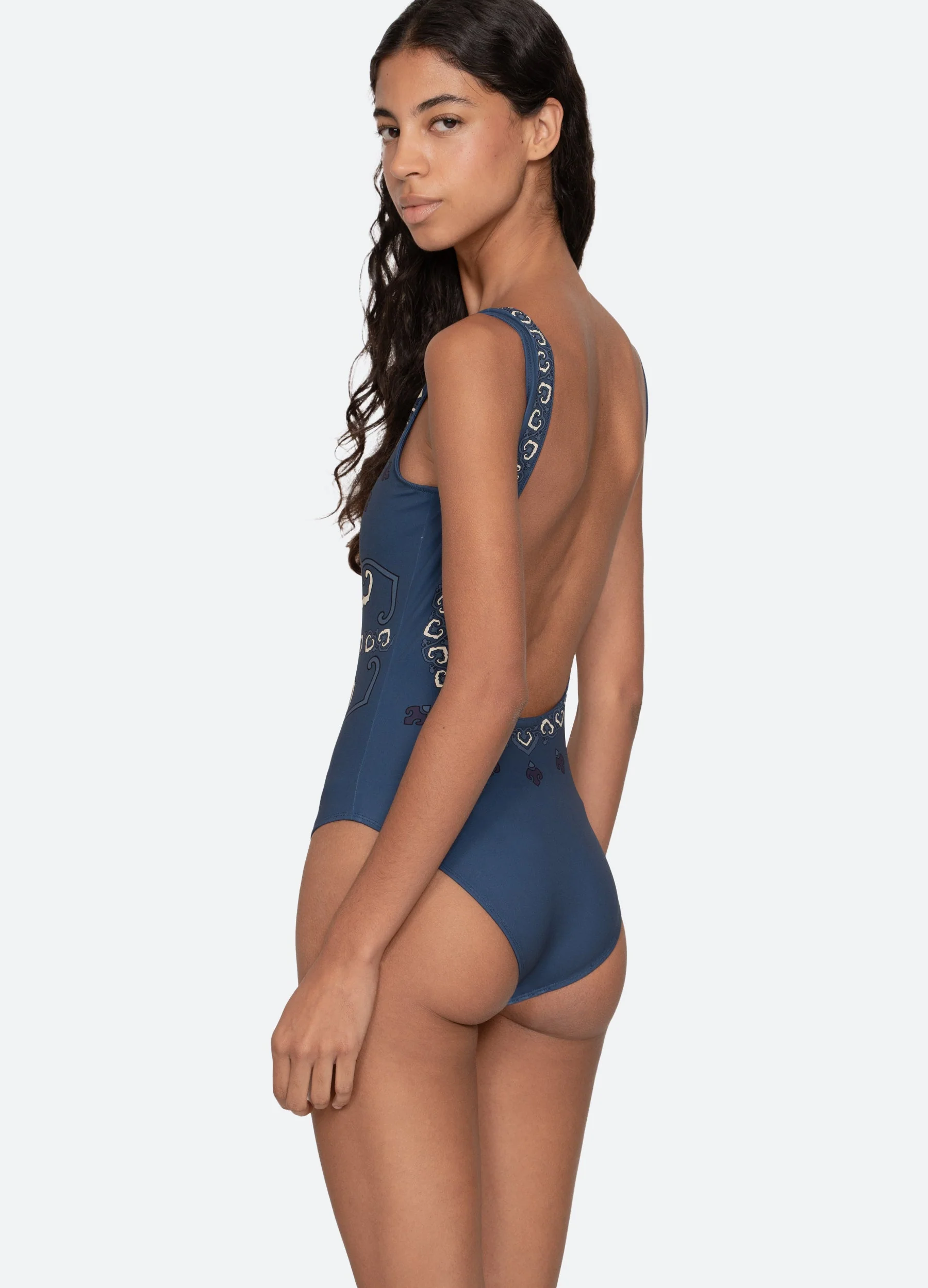 Sea NY Blaise One Piece Swimsuit - Navy - Image 9