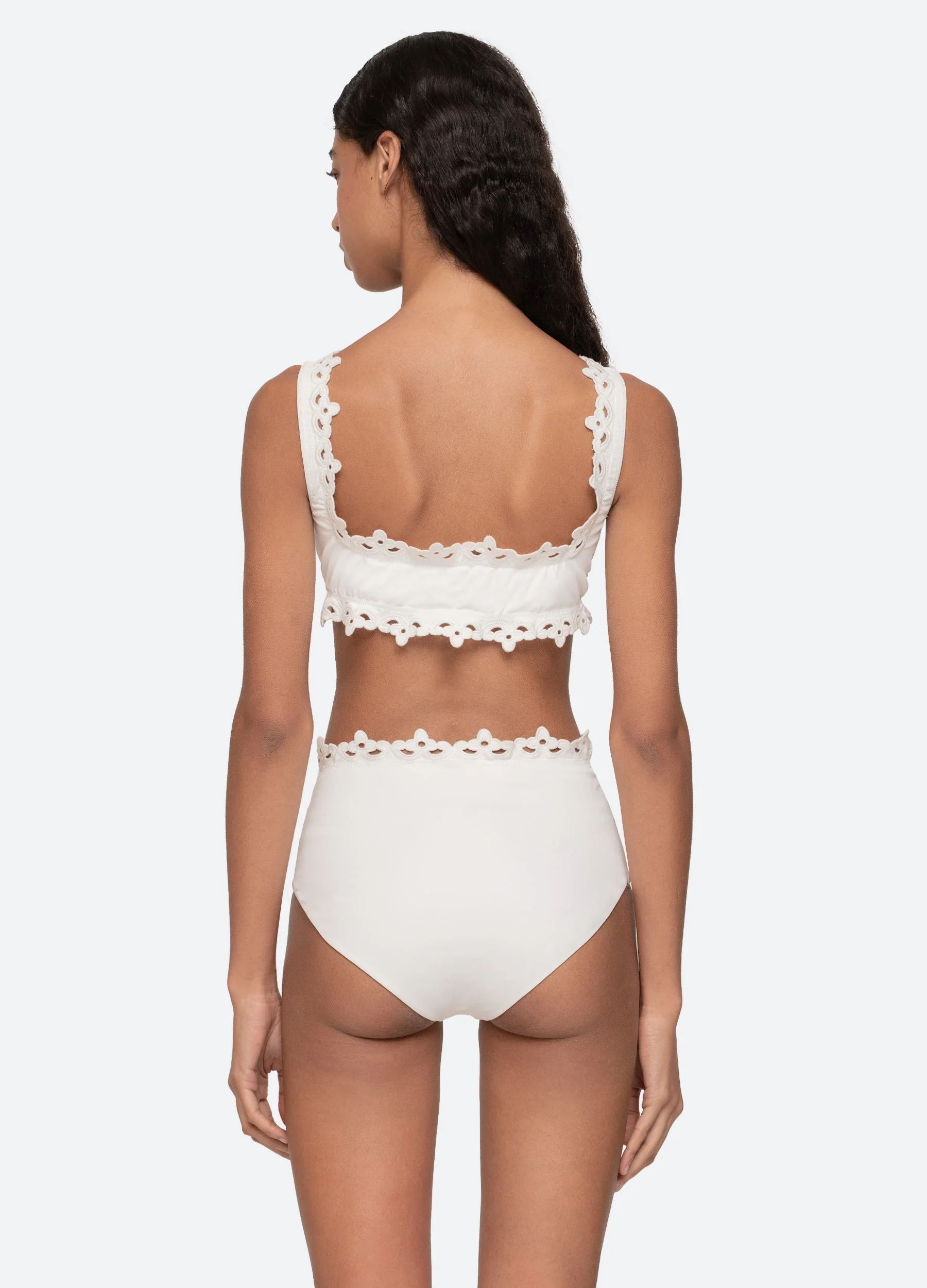Sea NY Leila Bikini Top - White - Image 2