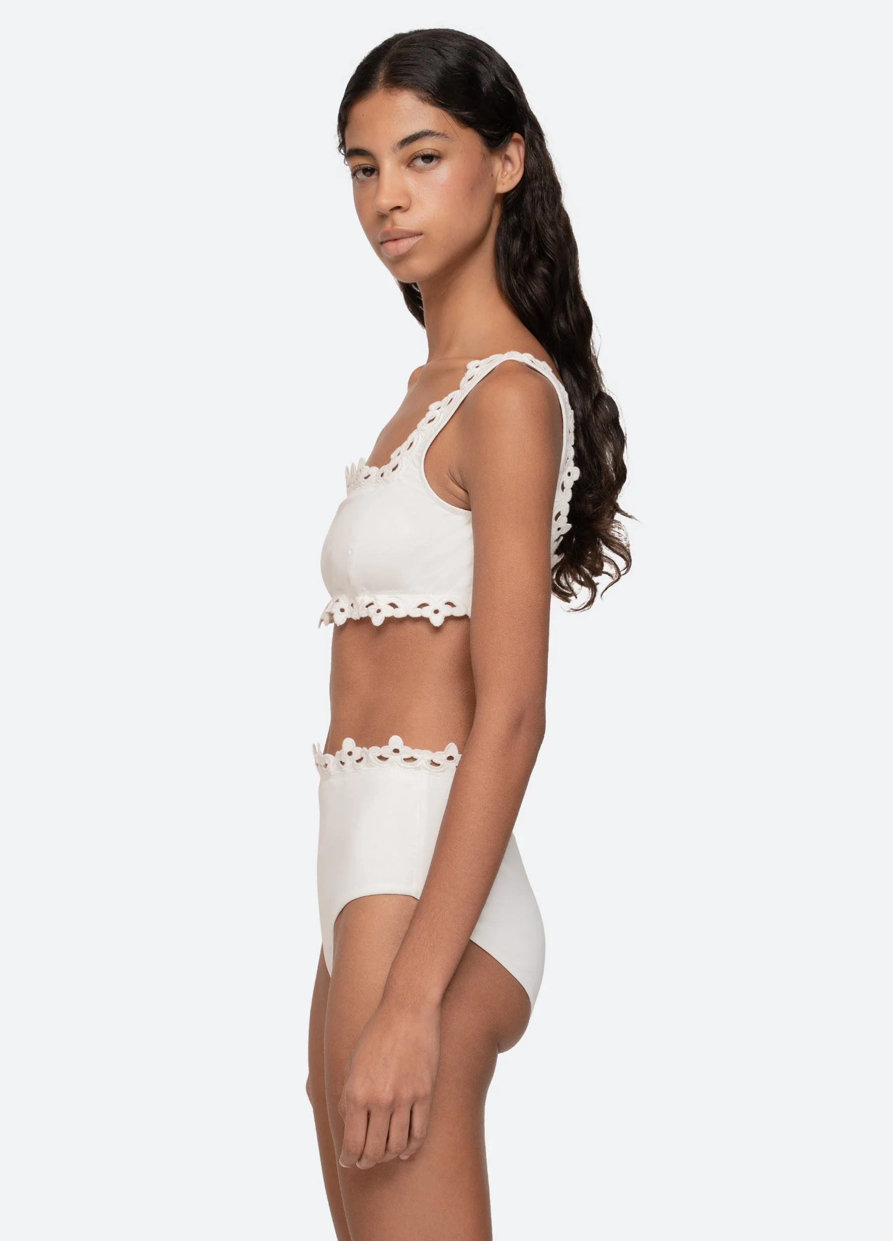 Sea NY Leila Bikini Top - White - Image 3