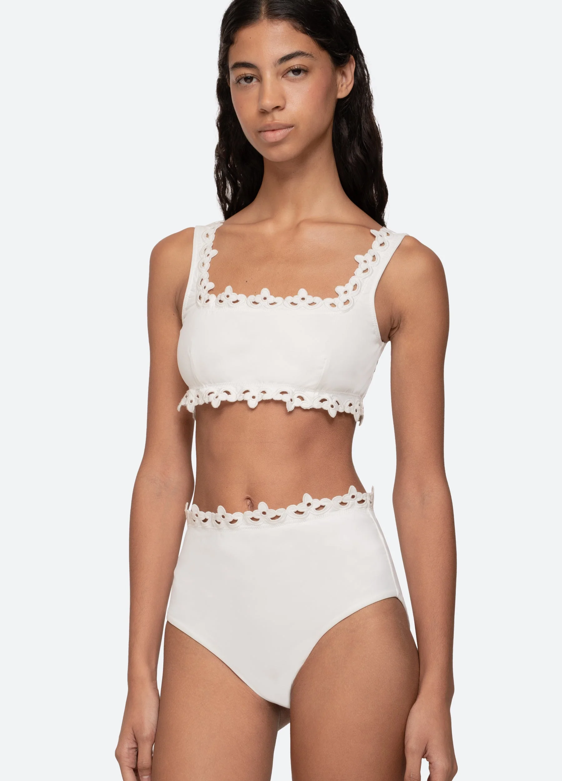 Sea NY Leila Bikini Top - White - Image 5