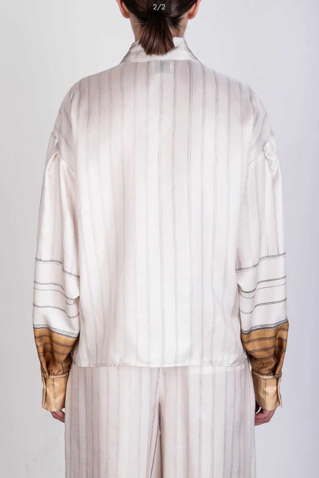 Alysi Gesso Shirt Blouse - Gesso - Image 2