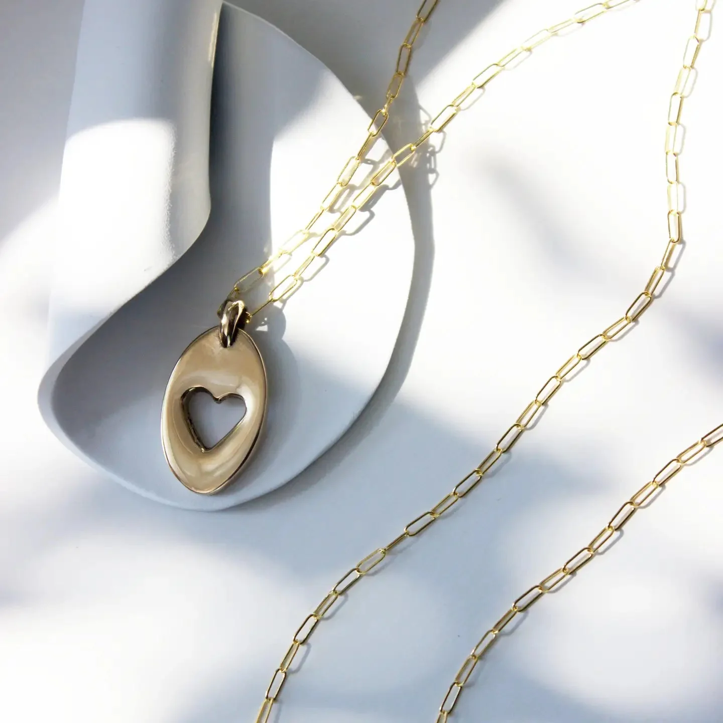 L.Greenwalt Jewelry Heart Pendant Necklace - Image 2