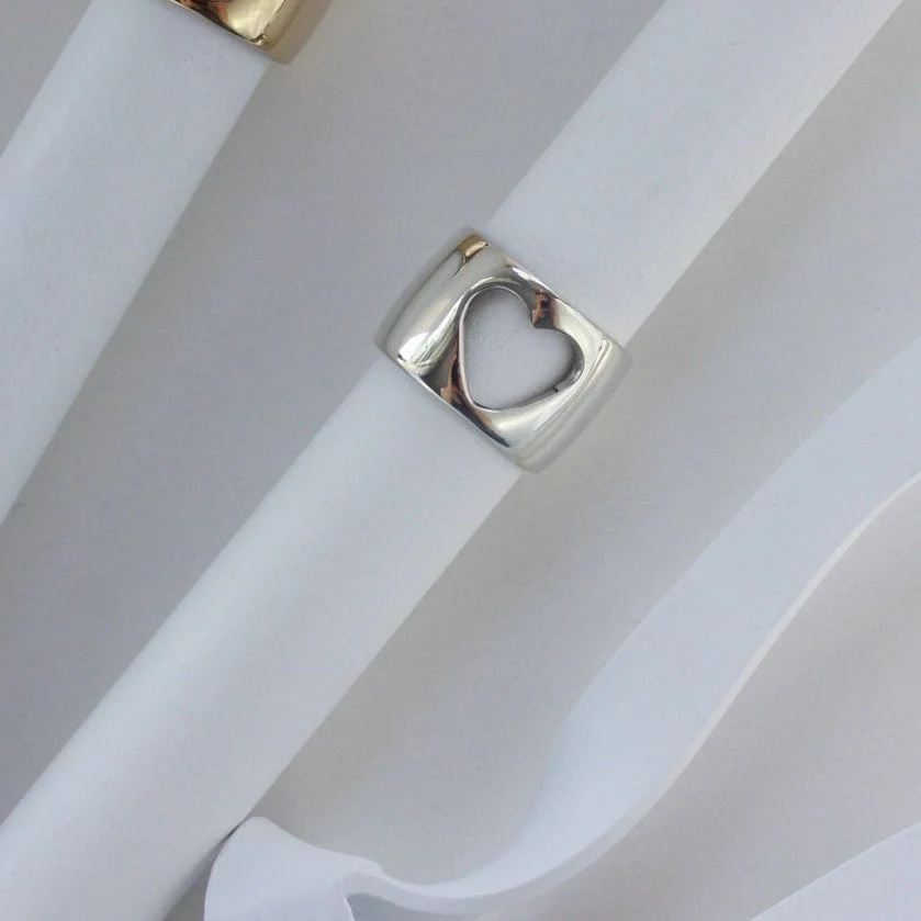 L.Greenwalt Jewelry Heart Ring - Image 2