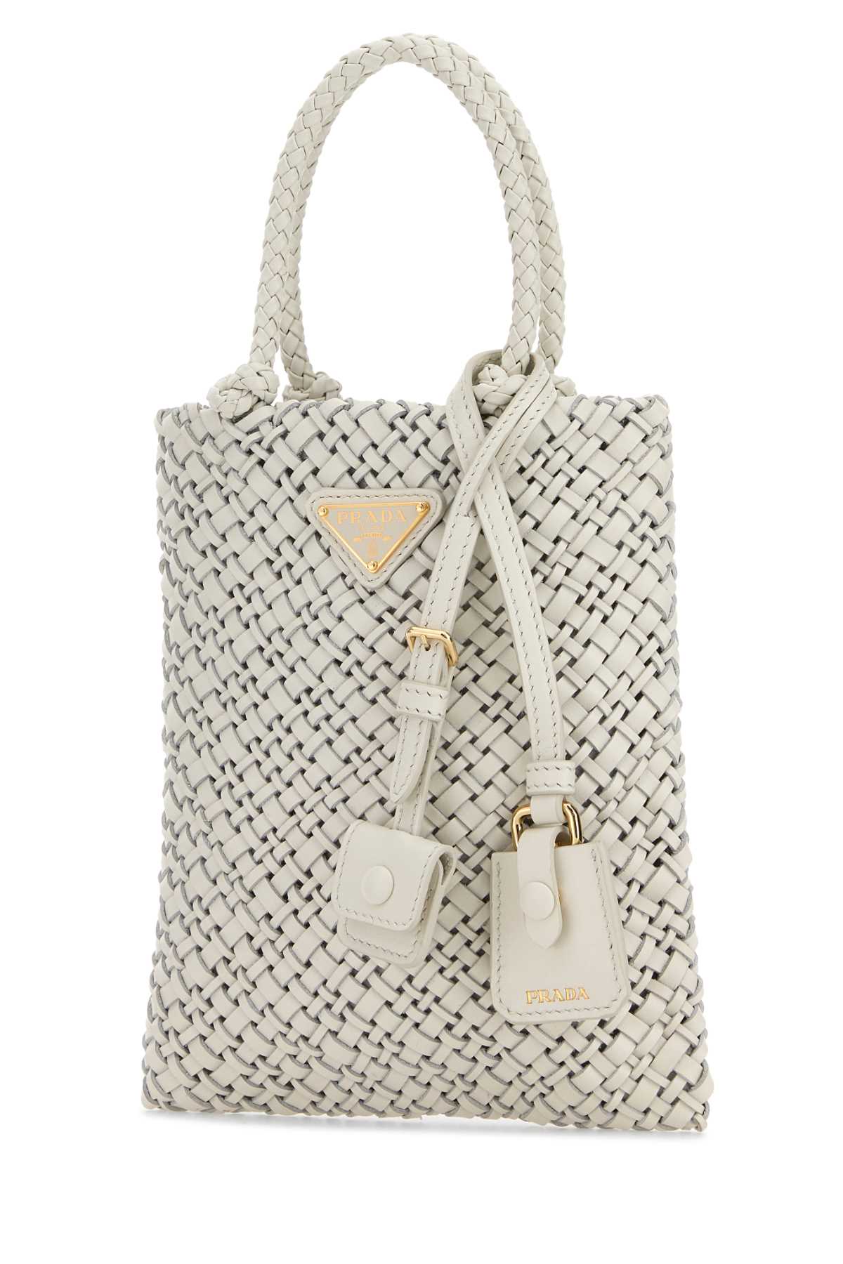 Prada White Leather Handbag - Image 2