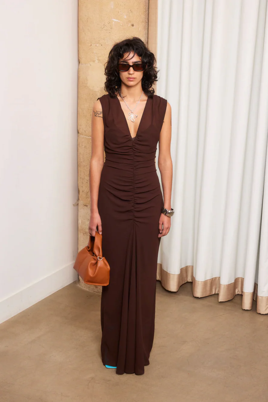 SAEMDI V-Neck Mermaid Dress - Image 2