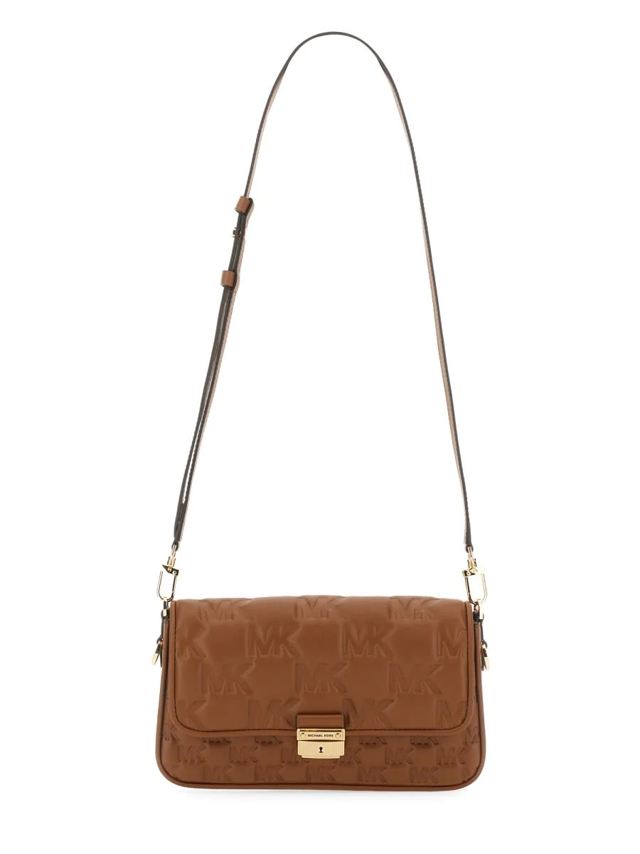 Michael Kors Logo Shoulder Bag - Buff