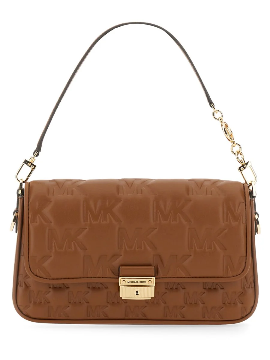 Michael Kors Logo Shoulder Bag - Buff - Image 4