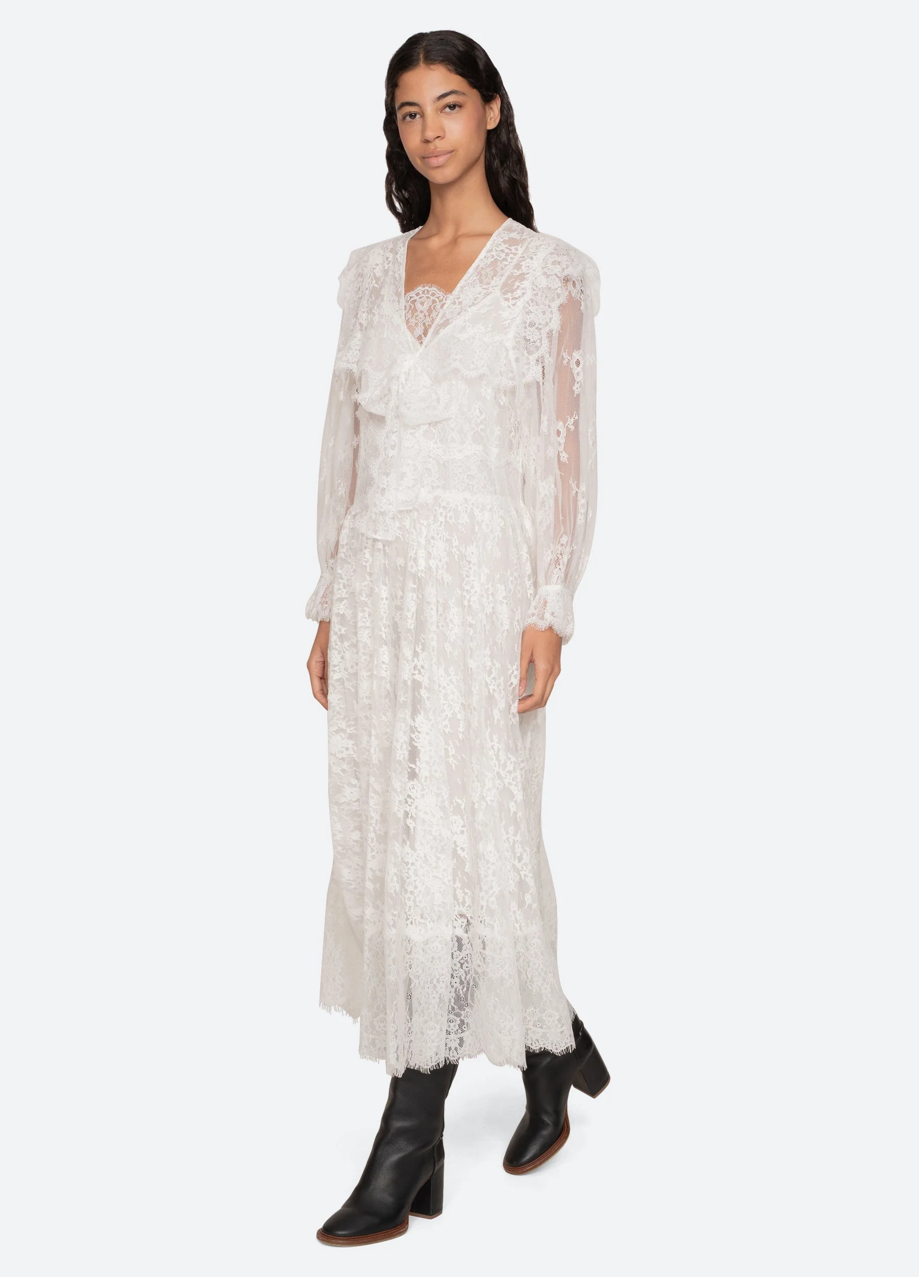 Sea NY Holden L/S Dress - White - Image 2