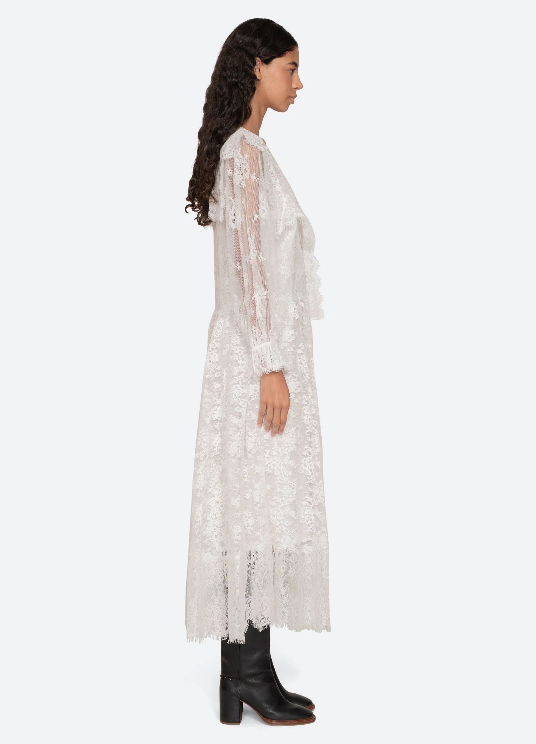 Sea NY Holden L/S Dress - White - Image 4