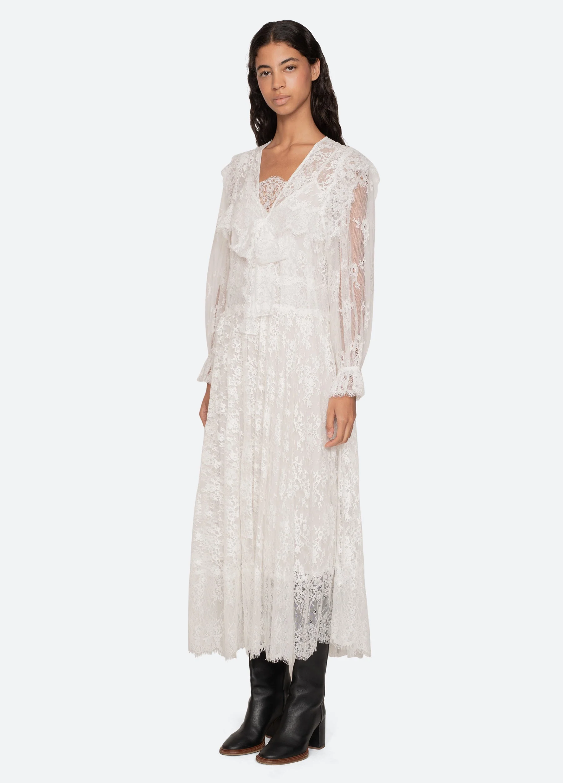 Sea NY Holden L/S Dress - White - Image 5