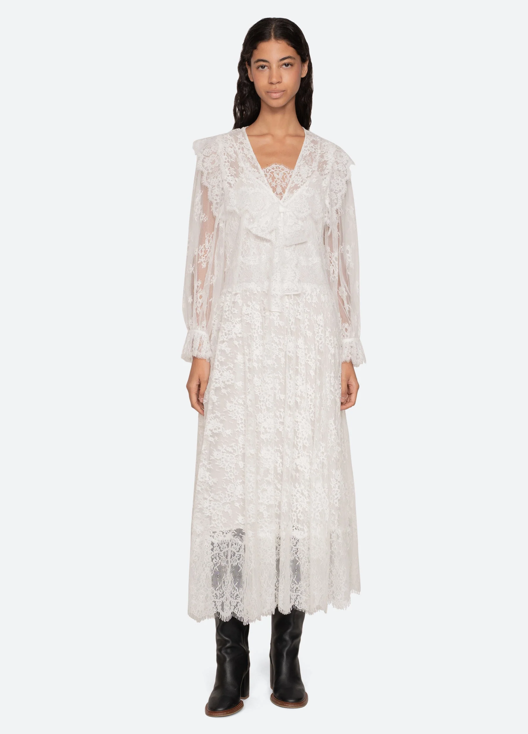 Sea NY Holden L/S Dress - White - Image 6