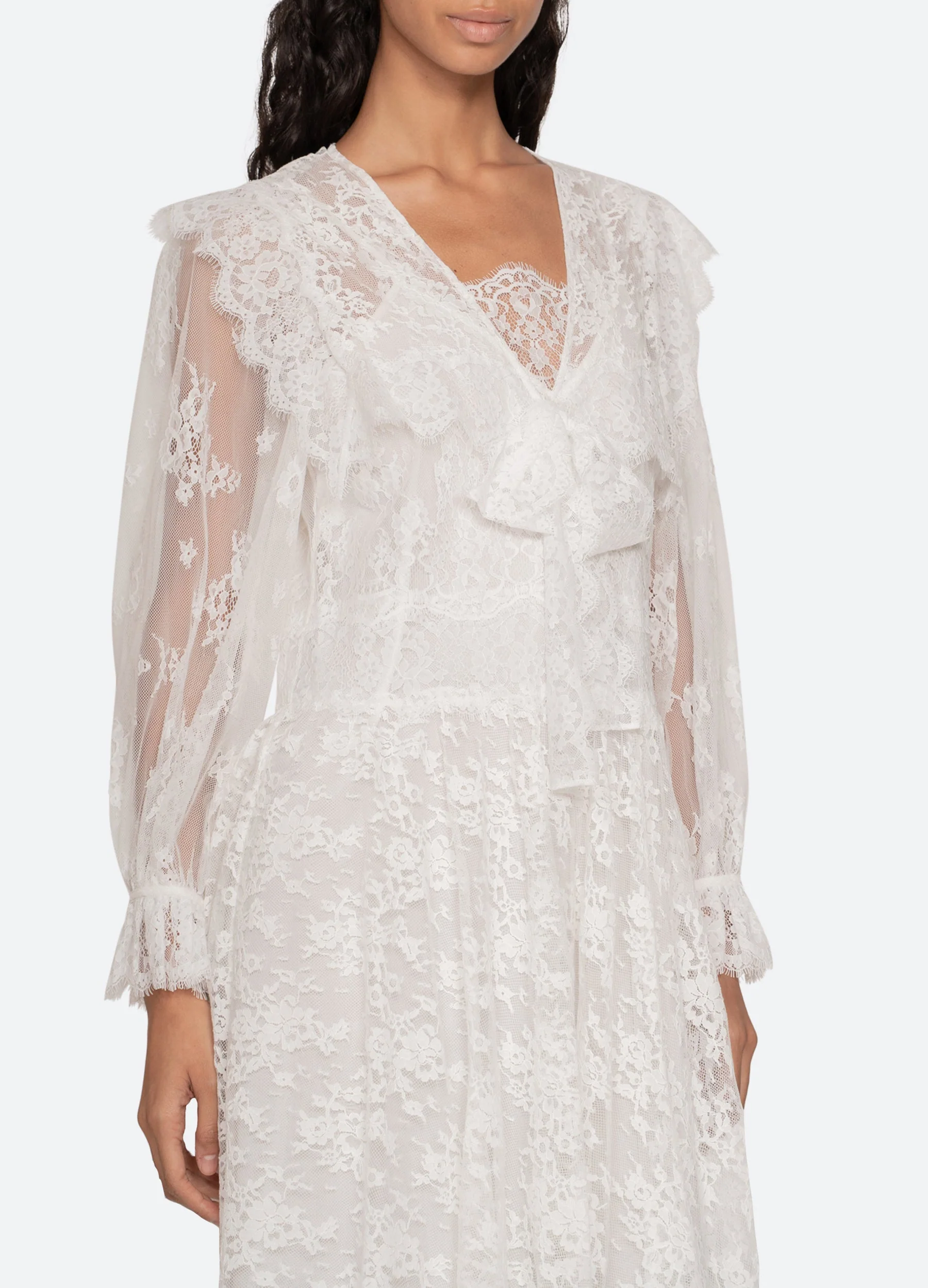 Sea NY Holden L/S Dress - White - Image 7