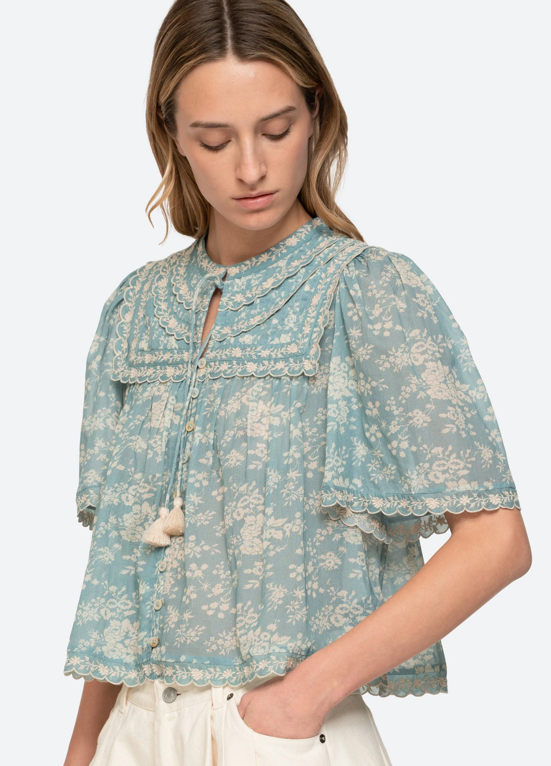 Sea NY Kirsten Top - Sky - Image 6