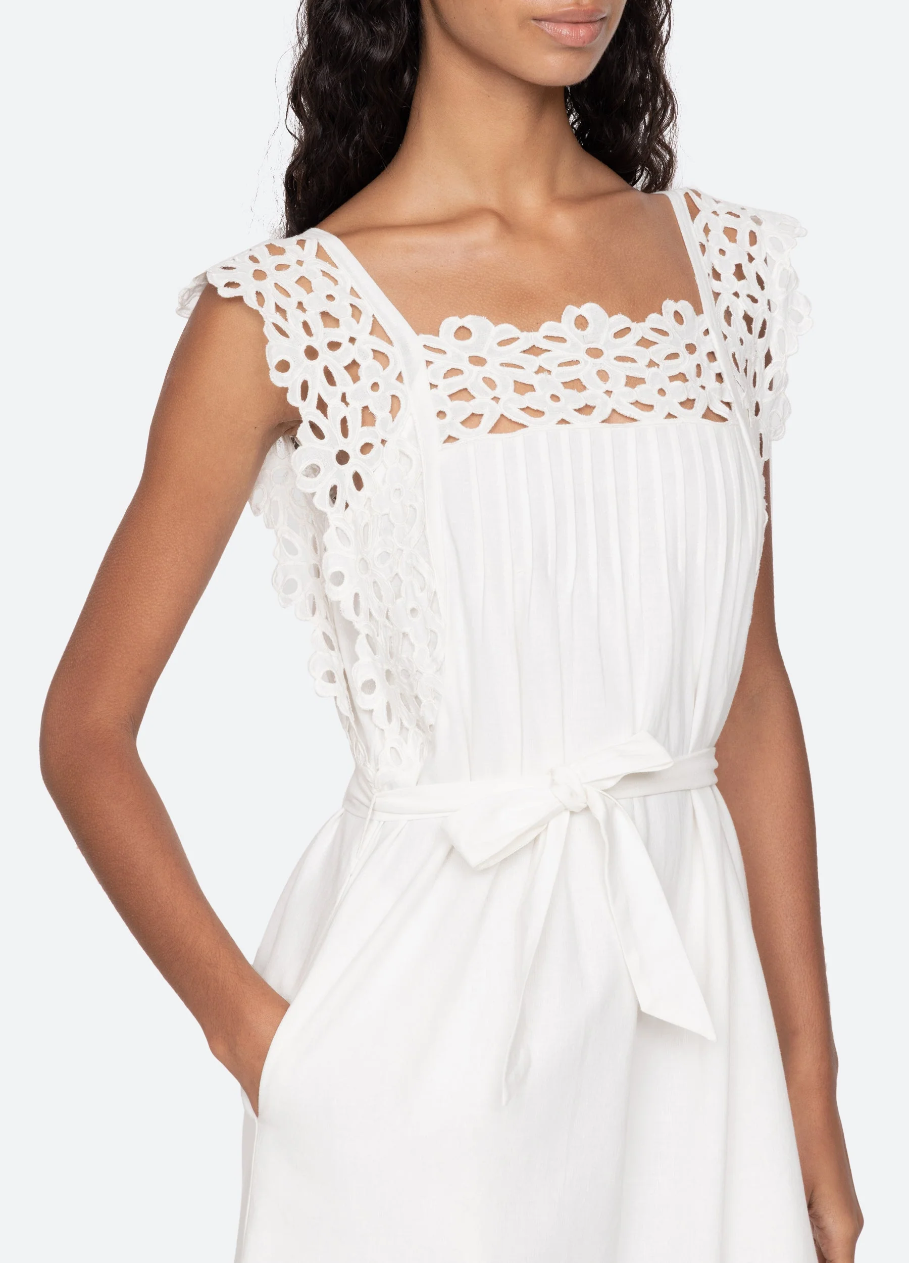 Sea NY Leila Dress - White - Image 7