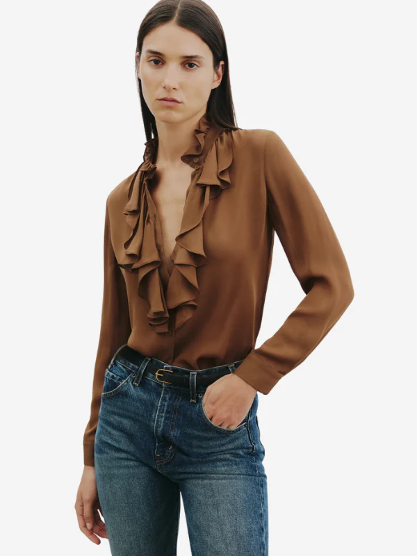 Nili Lotan Lily Blouse Top - Image 3