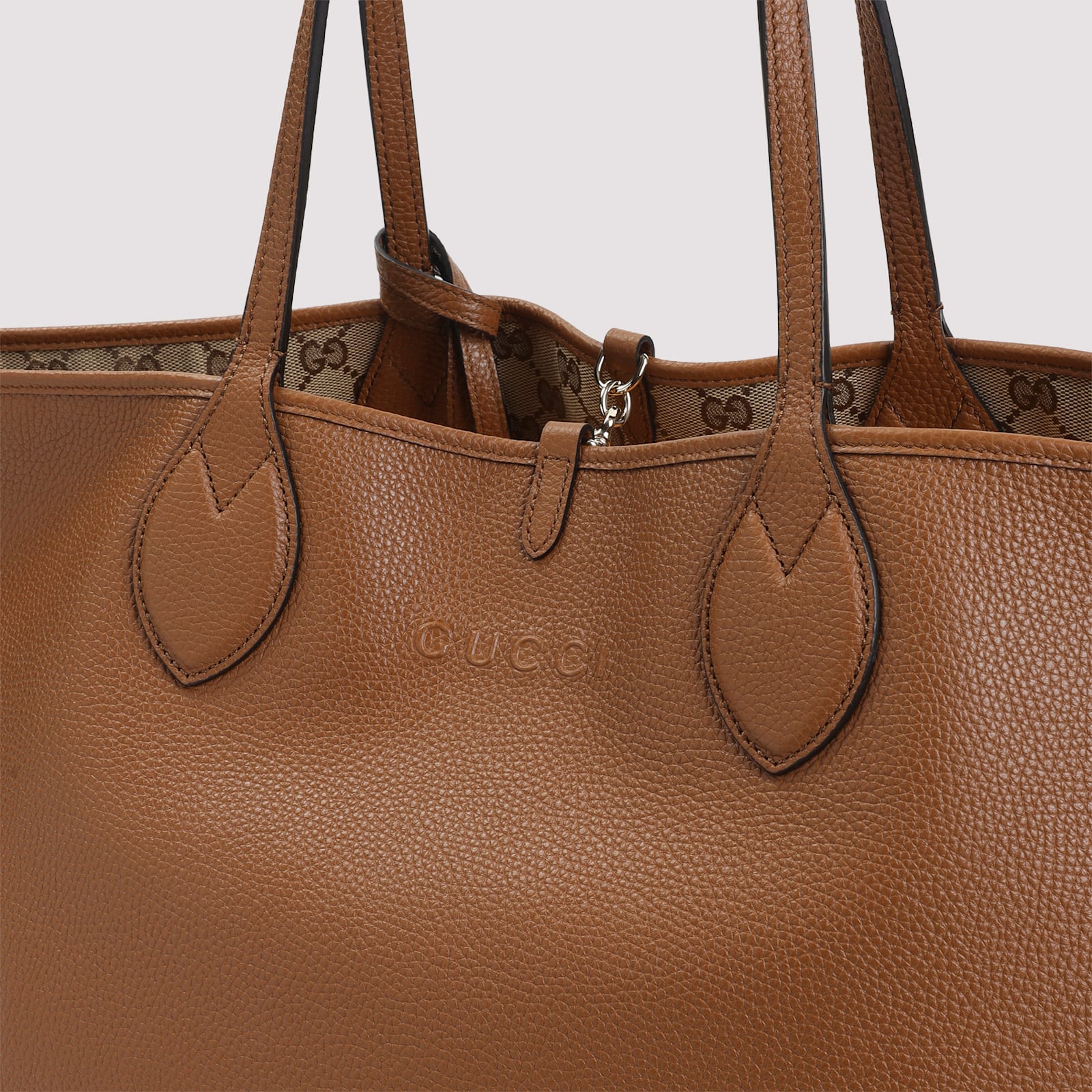 Gucci Totissima Large Tote Bag - Sundial Beige Ebony - Image 5