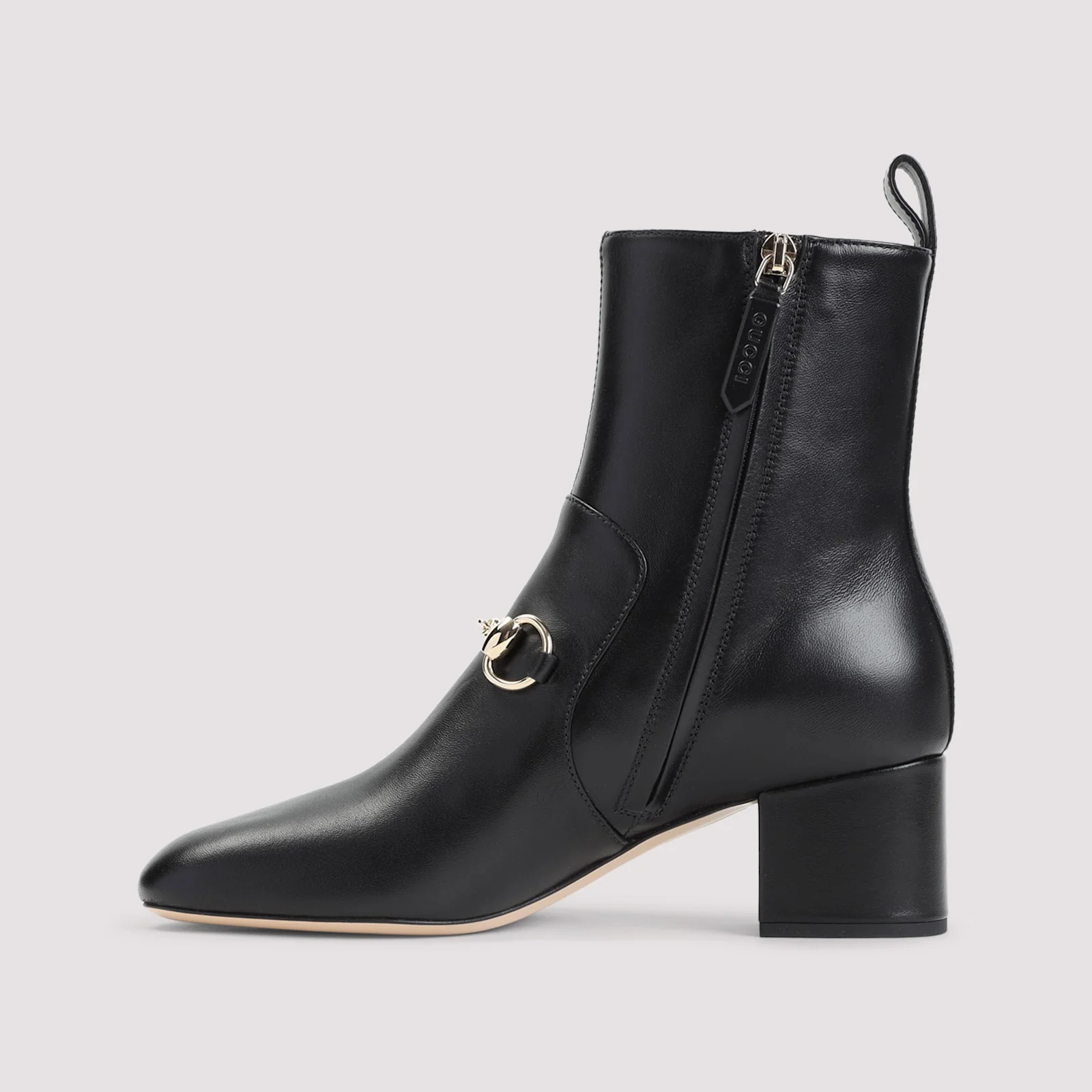 Gucci Lady Horsebit Boots - Black - Image 4